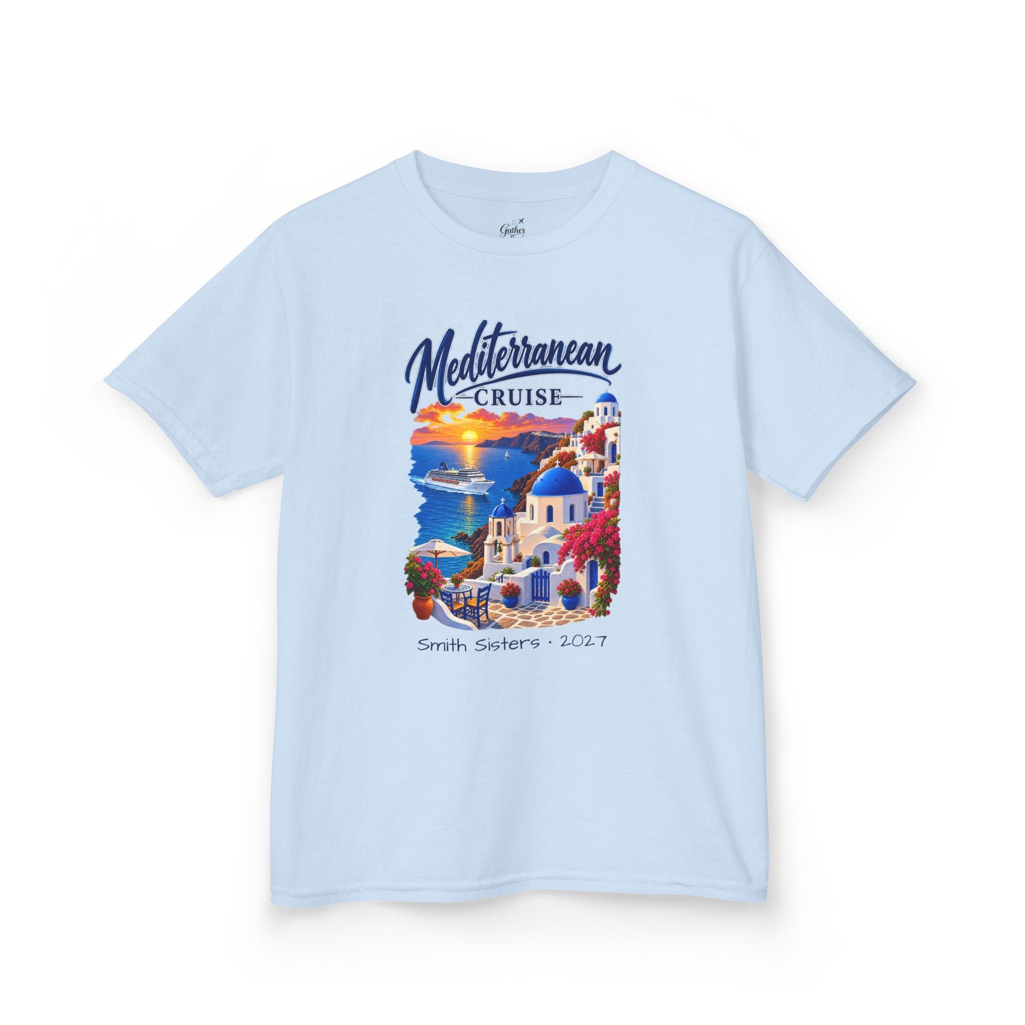 Mediterranean Cruise Kids Tee