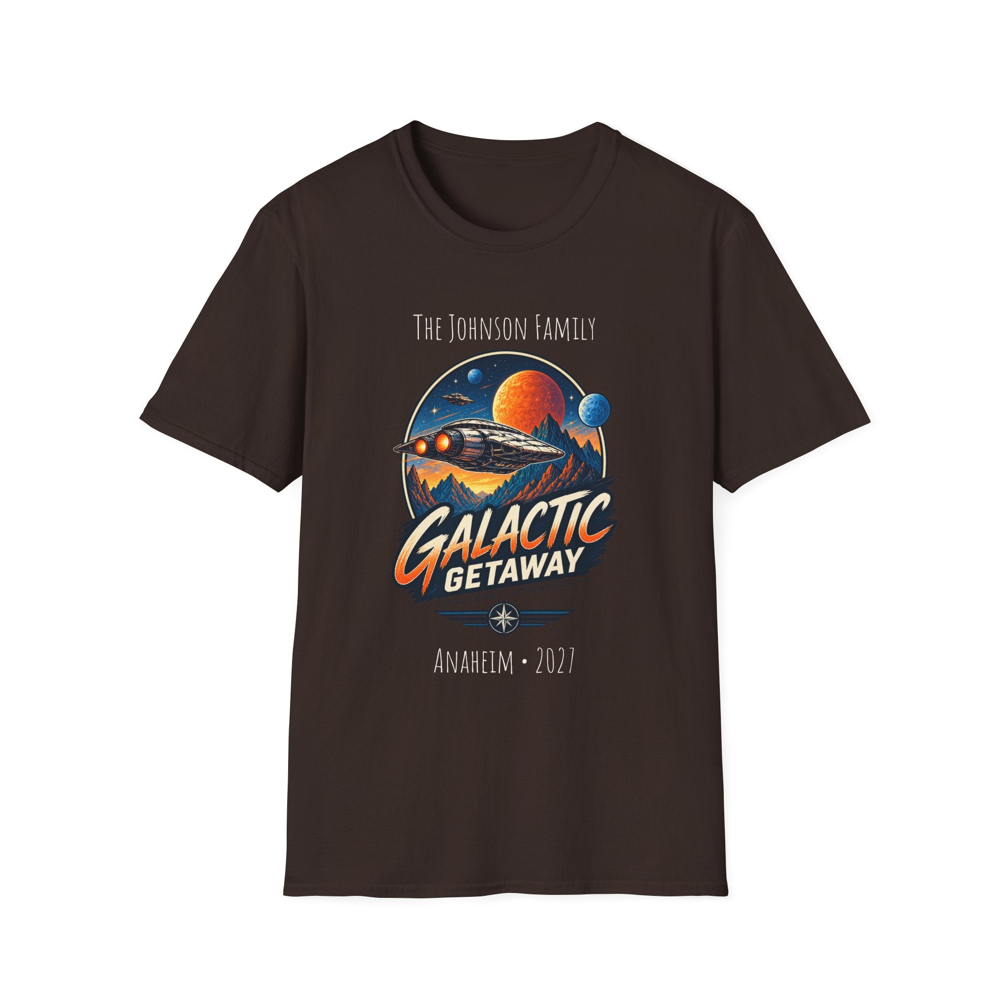 Galactic Getaway Space Adventure Park Tee