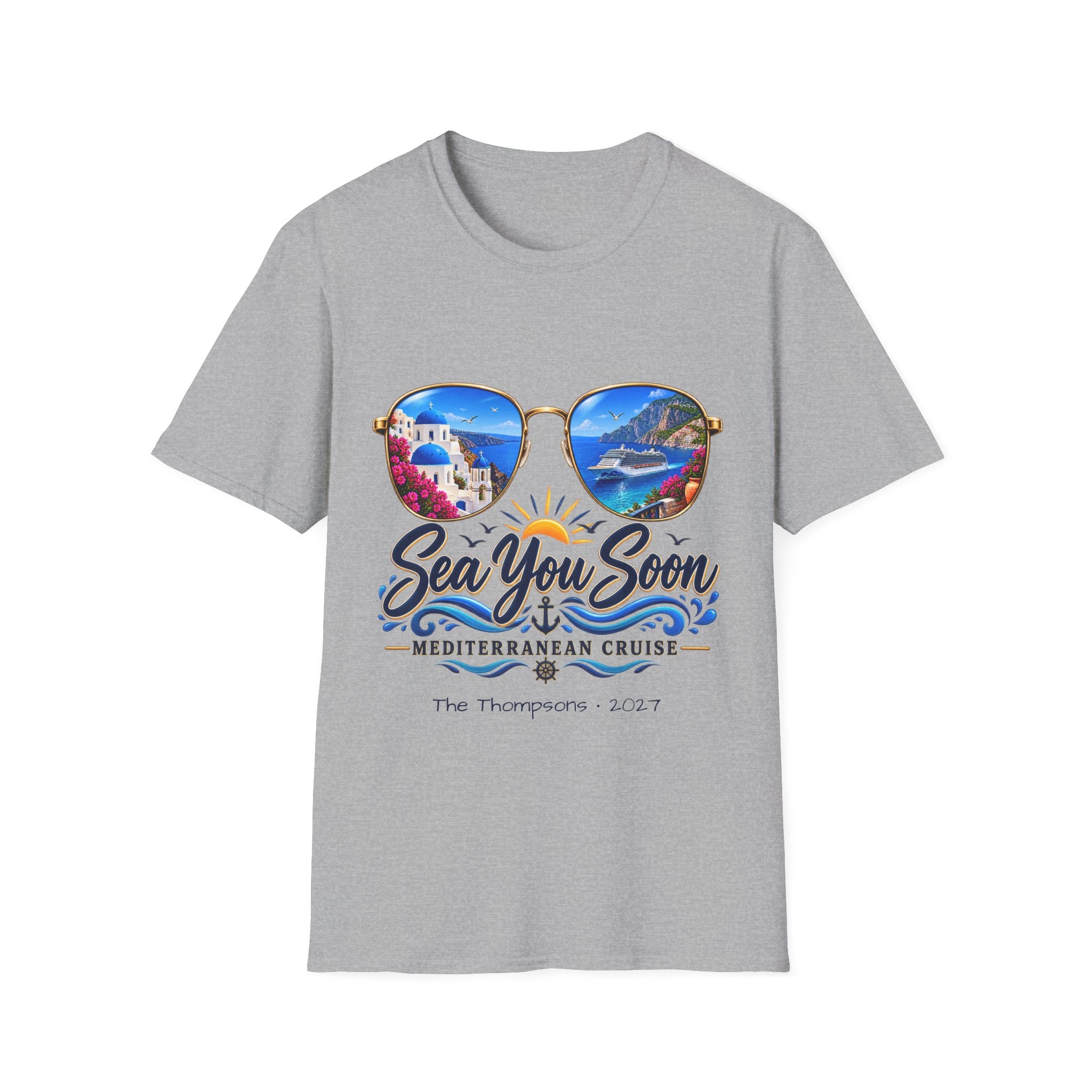 Mediterranean Cruise Sea You Soon Tee
