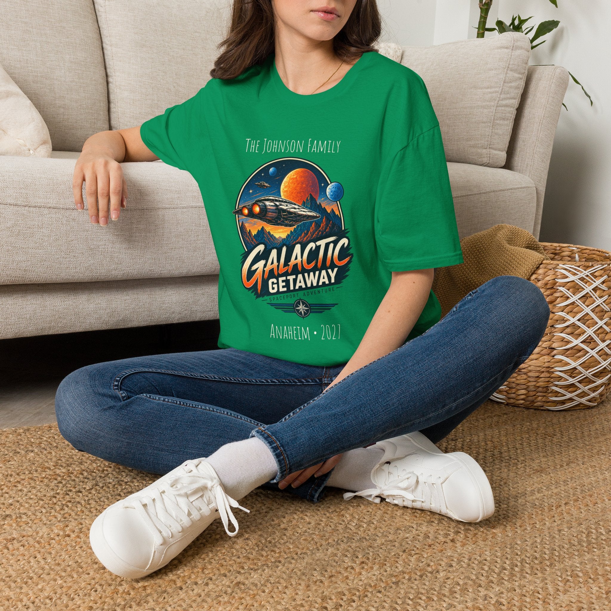 Galactic Getaway Space Adventure Park Tee