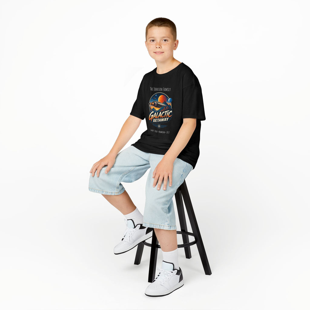 Galactic Getaway Space Adventure Park Kids Tee
