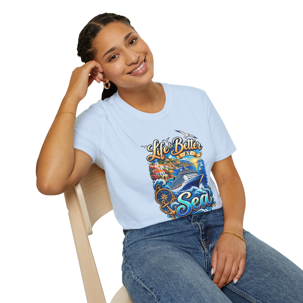 Mediterranean Cruise Life is Better at Sea Tee