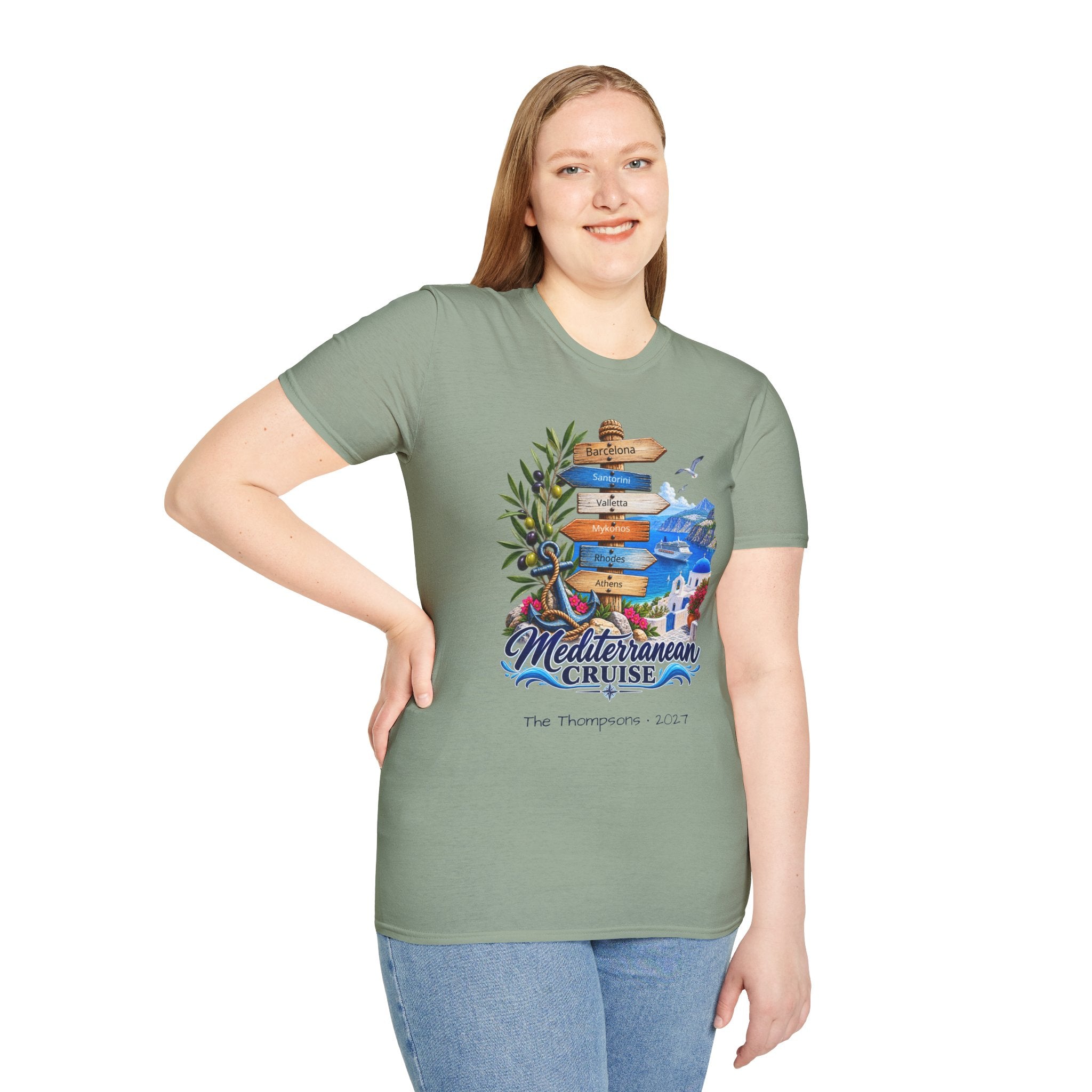 Mediterranean Cruise Ports of Call Tee