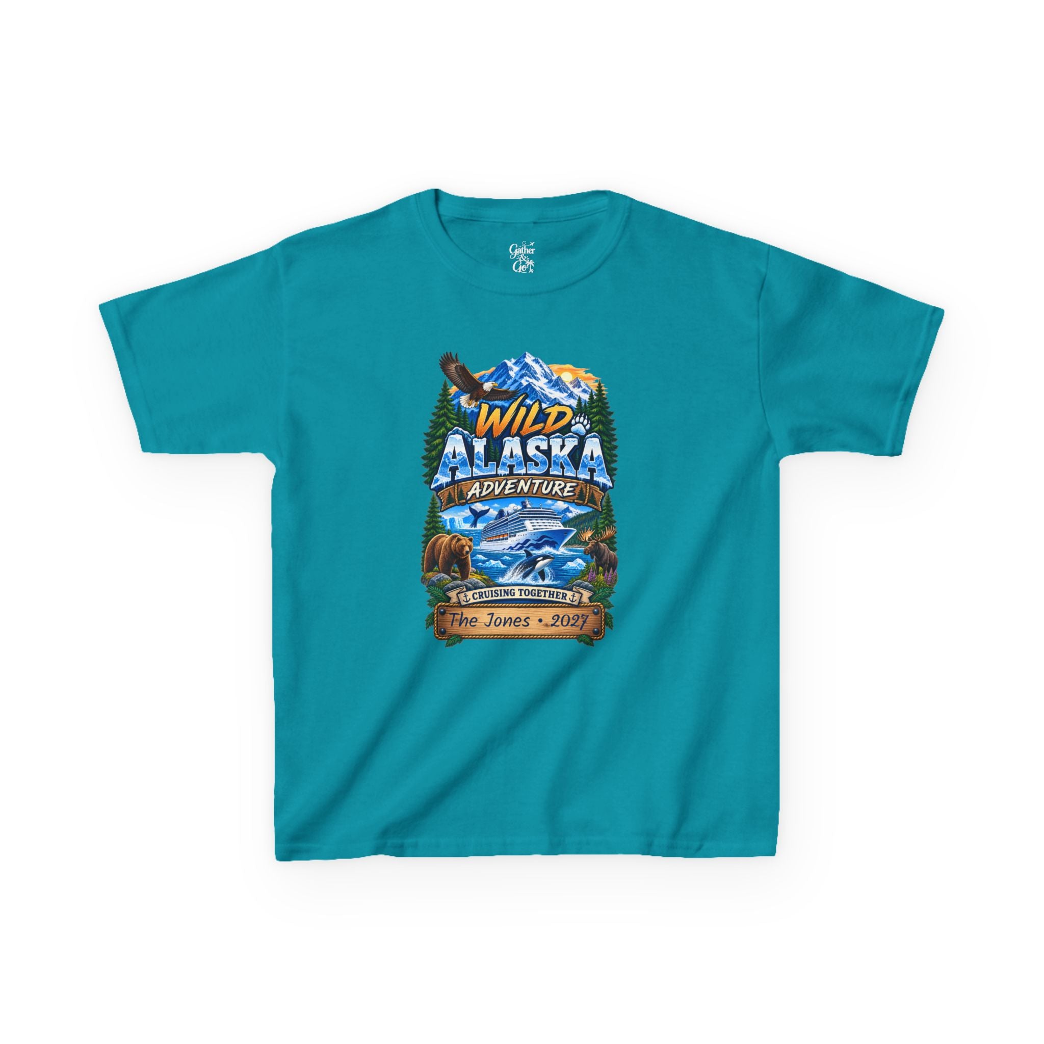 Wild Alaska Kids Cruise Tee