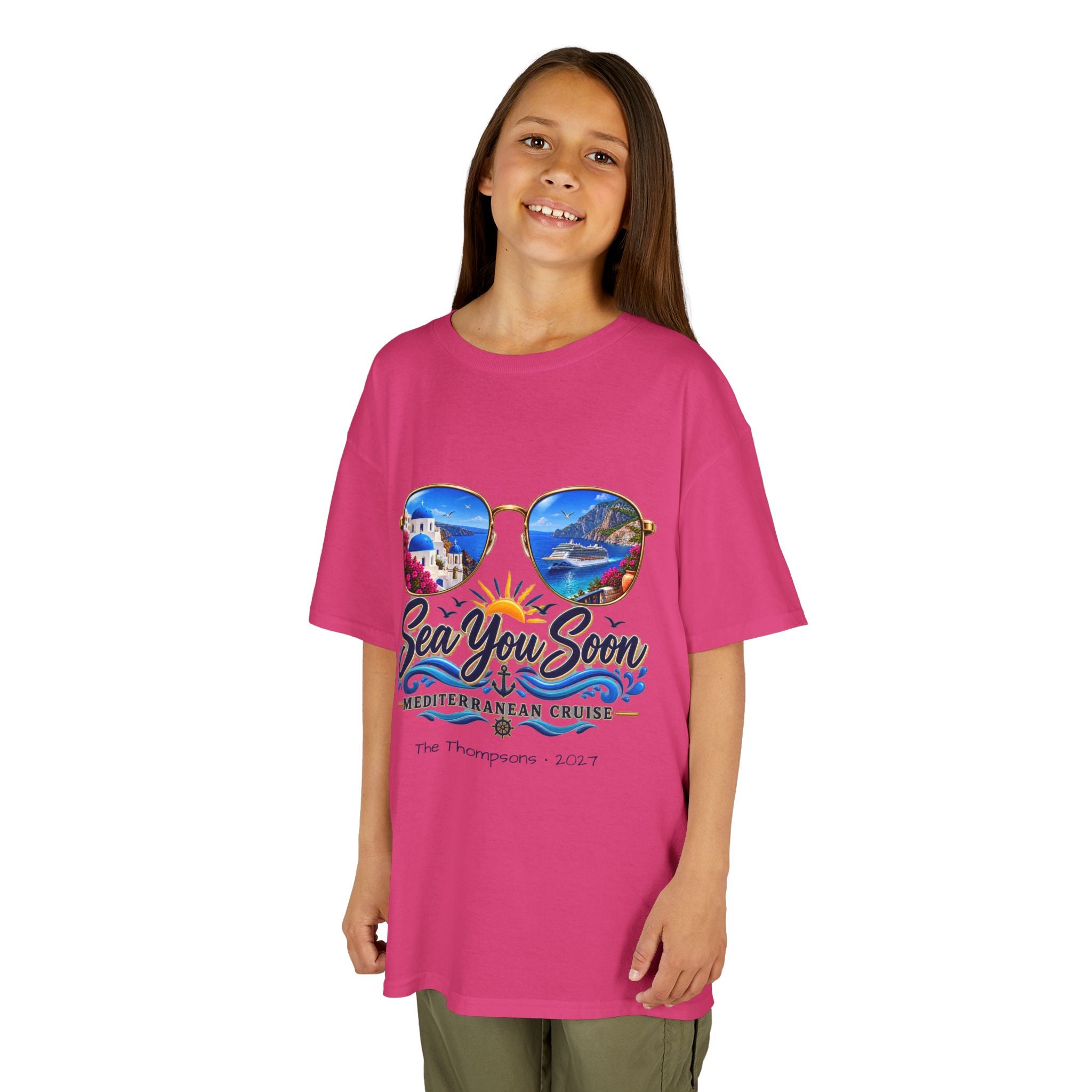 Mediterranean Cruise Sea You Soon Kids Tee