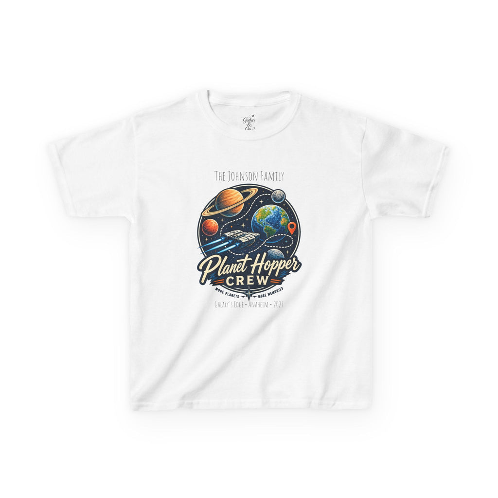 Planet Hopper Crew Space Adventure Park Kids Tee