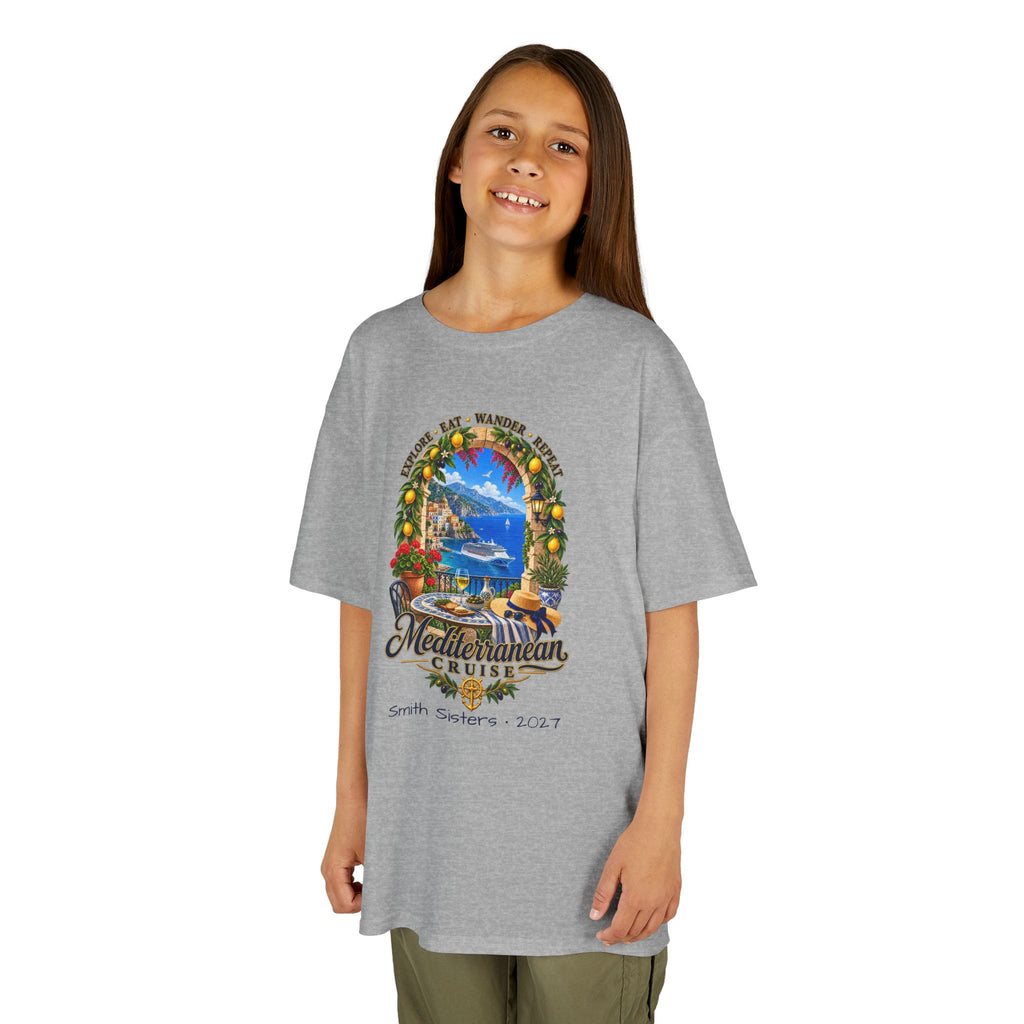 Mediterranean Cruise Explore Kids Tee