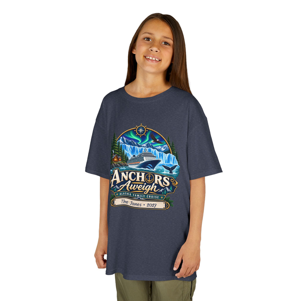 Anchors Aweigh Alaska Kids Cruise Tee