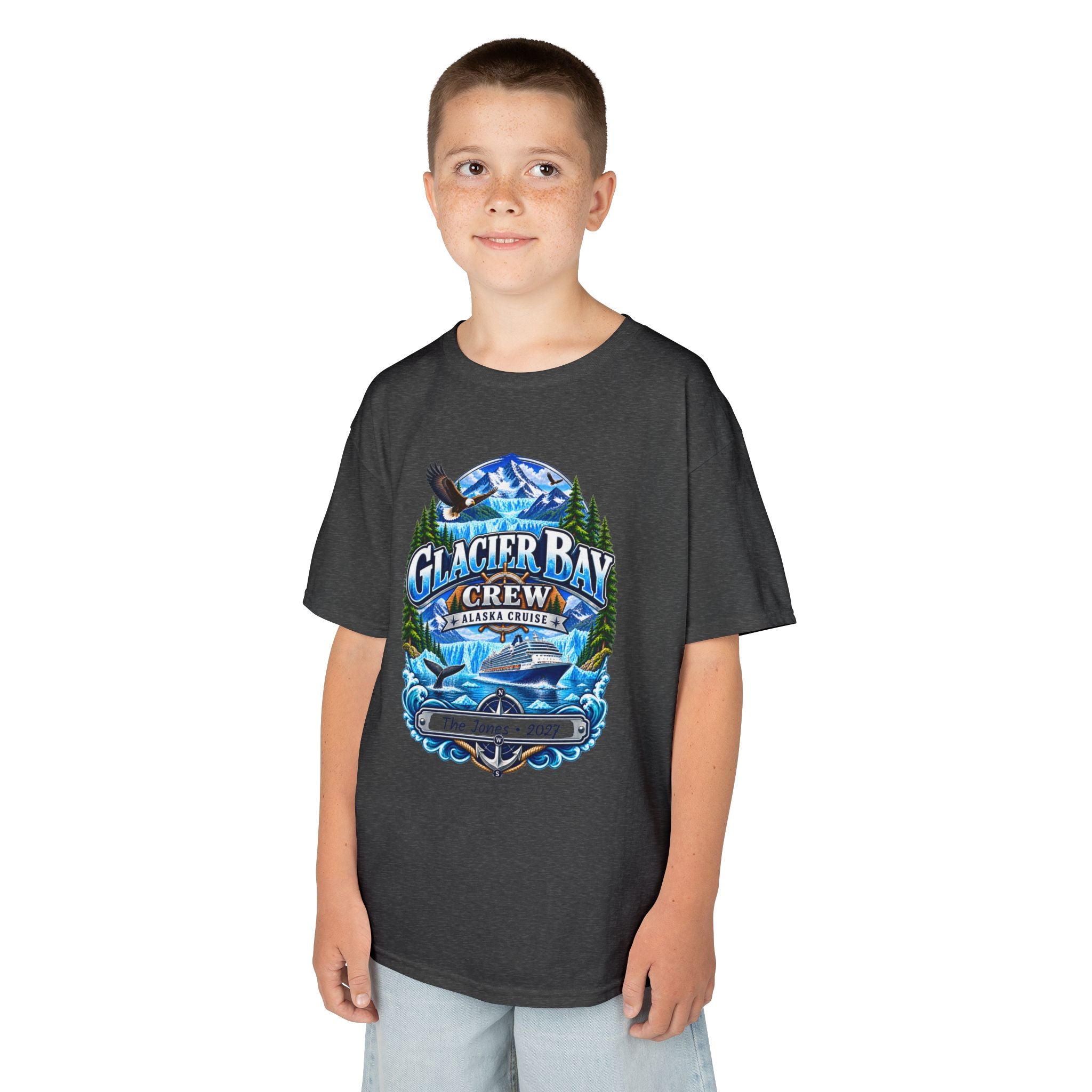 Glacier Bay Alaska Kids Cruise Tee