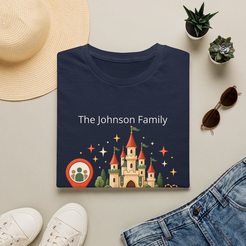 Custom Fairytale Adventure Tee (coral)