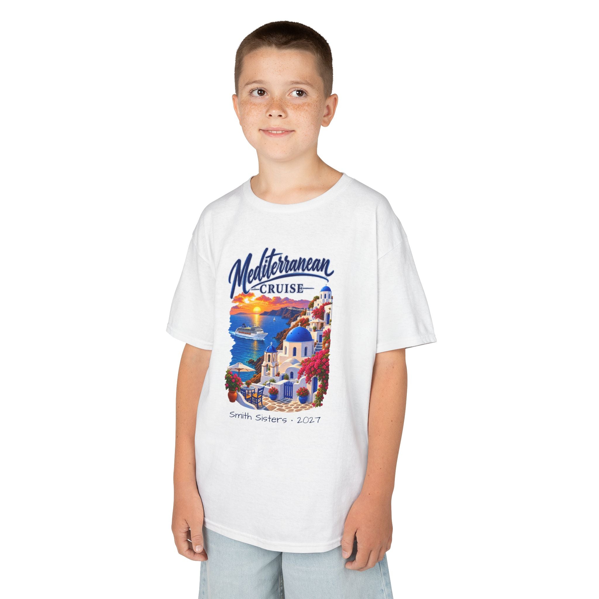 Mediterranean Cruise Kids Tee