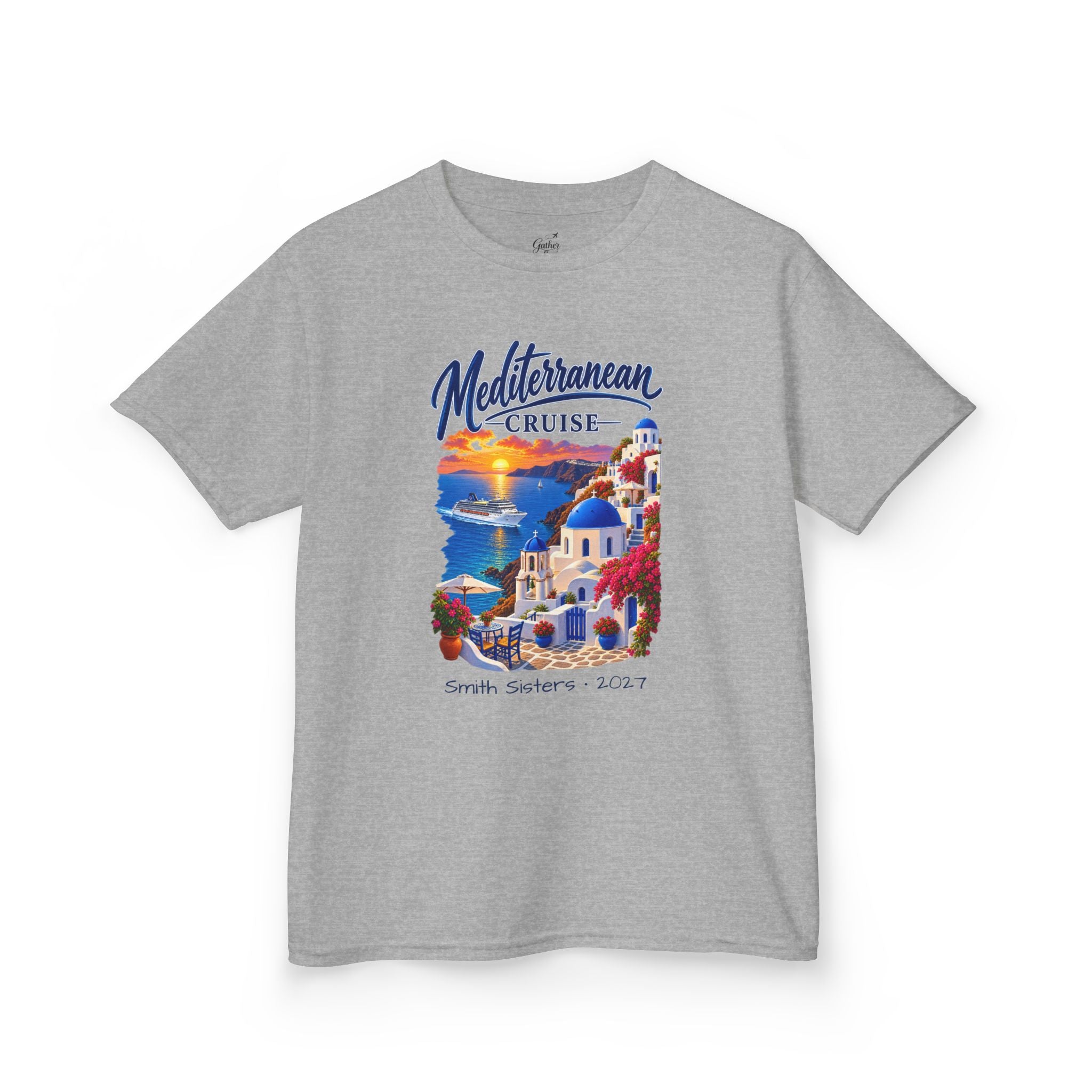 Mediterranean Cruise Kids Tee