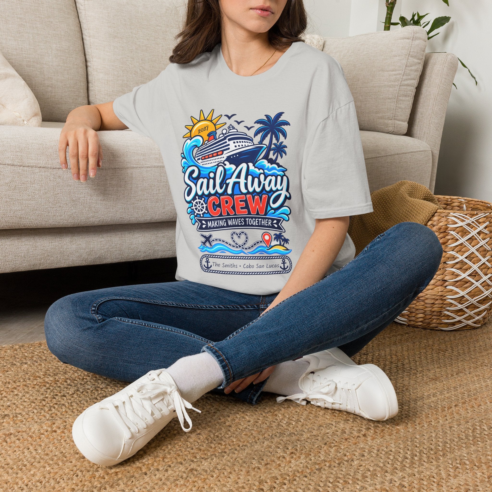 Custom Sail Away Cruise Tee