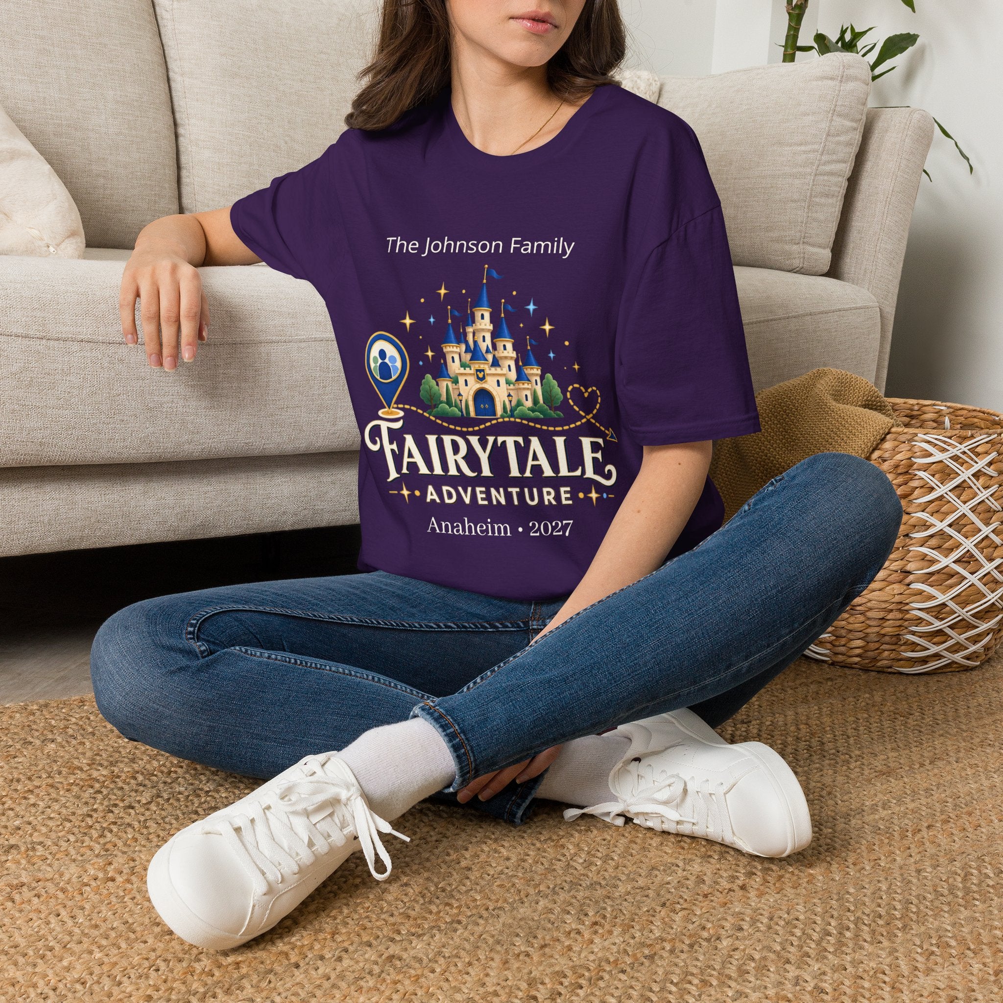 Custom Fairytale Adventure Tee (blue)