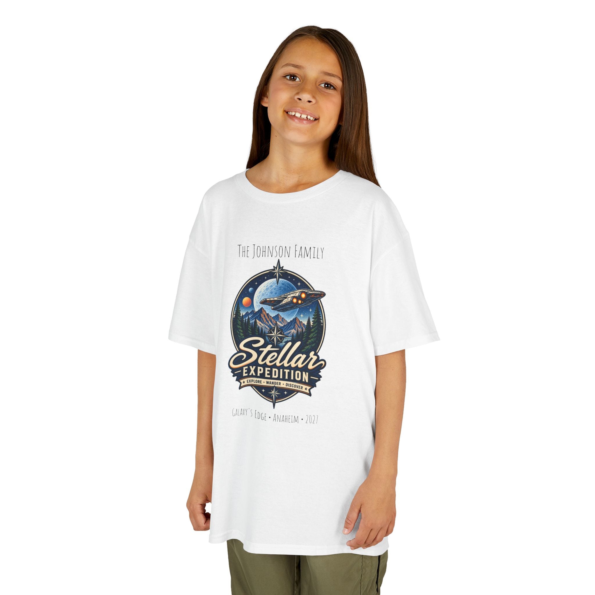 Stellar Expedition Space Adventure Park Kids Tee