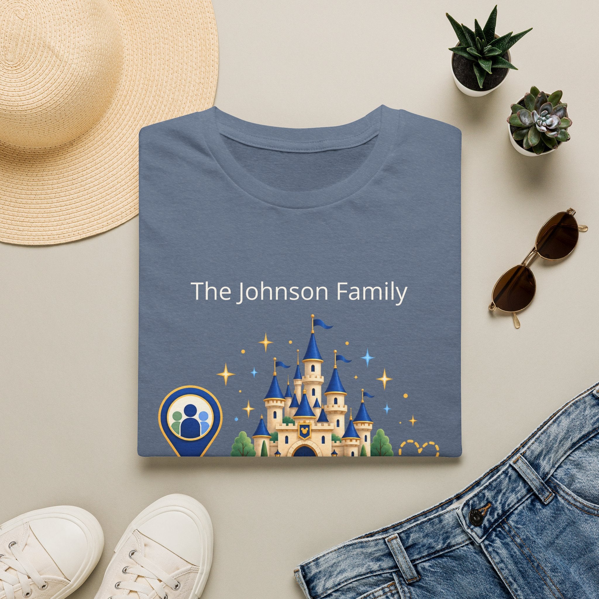 Custom Fairytale Adventure Tee (blue)