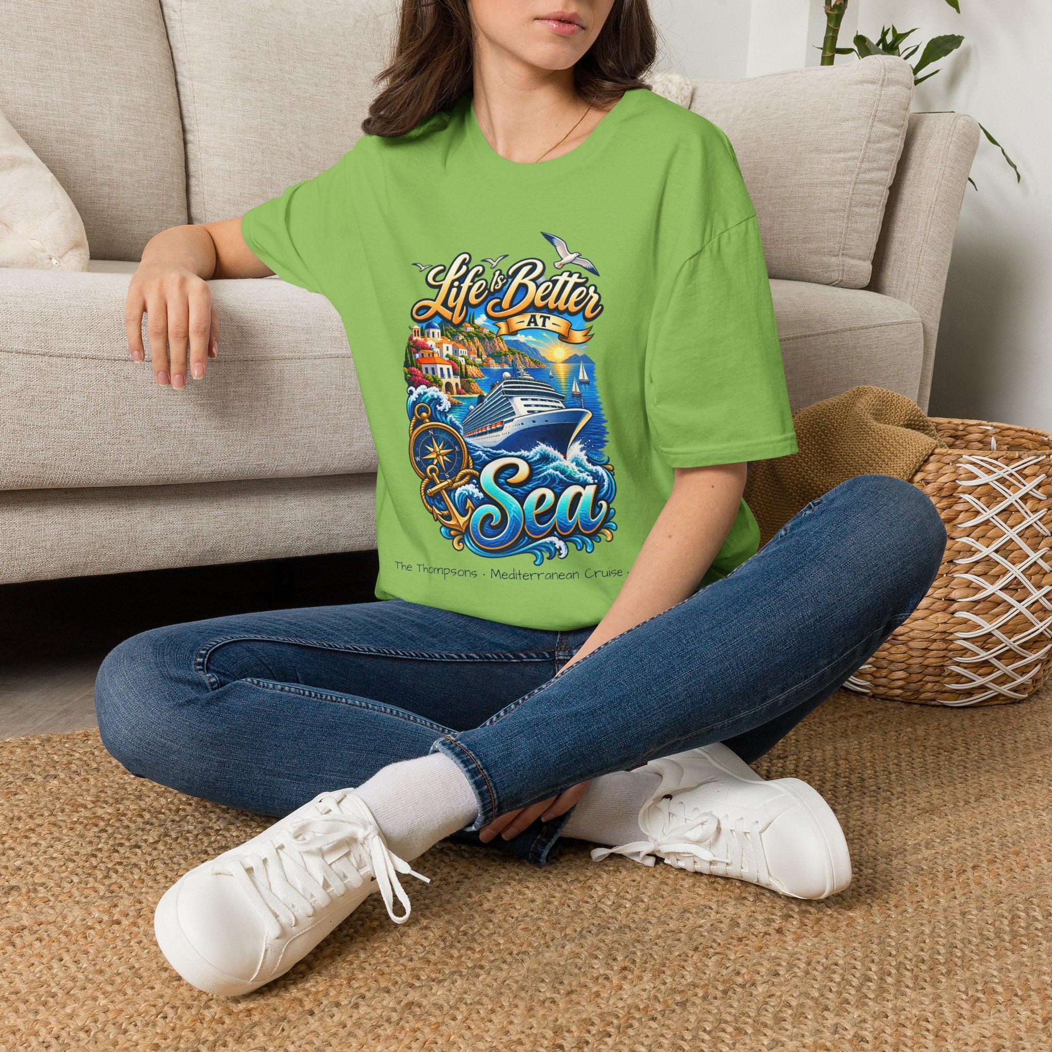 Mediterranean Cruise Life is Better at Sea Tee
