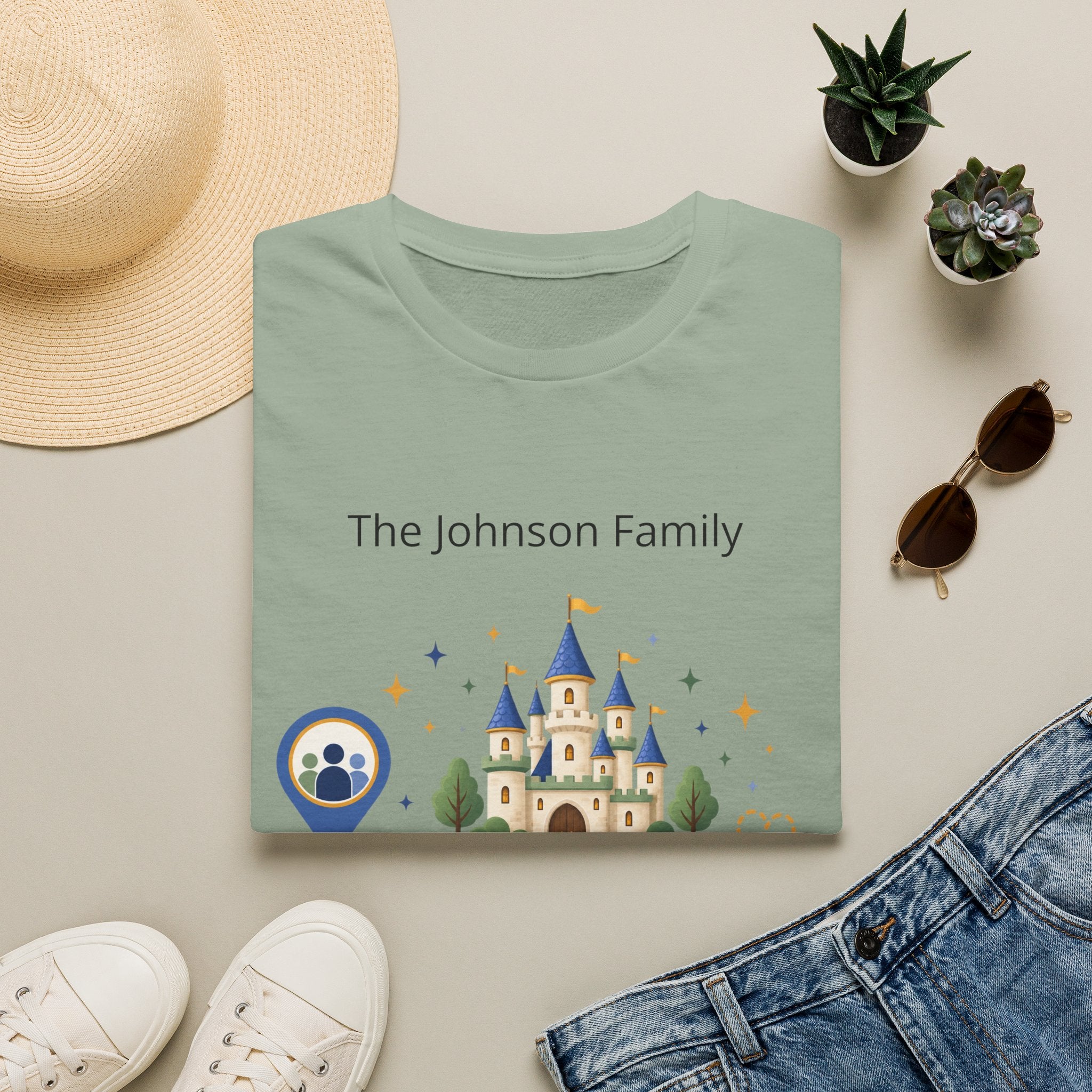 Custom Fairytale Adventure Tee (blue)