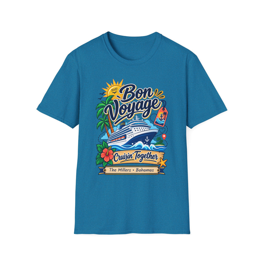 Custom Bon Voyage Cruise Tee
