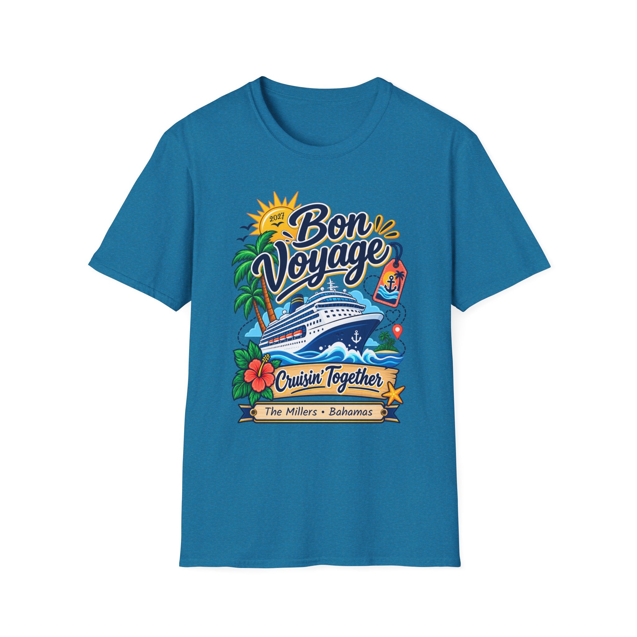 Custom Bon Voyage Cruise Tee