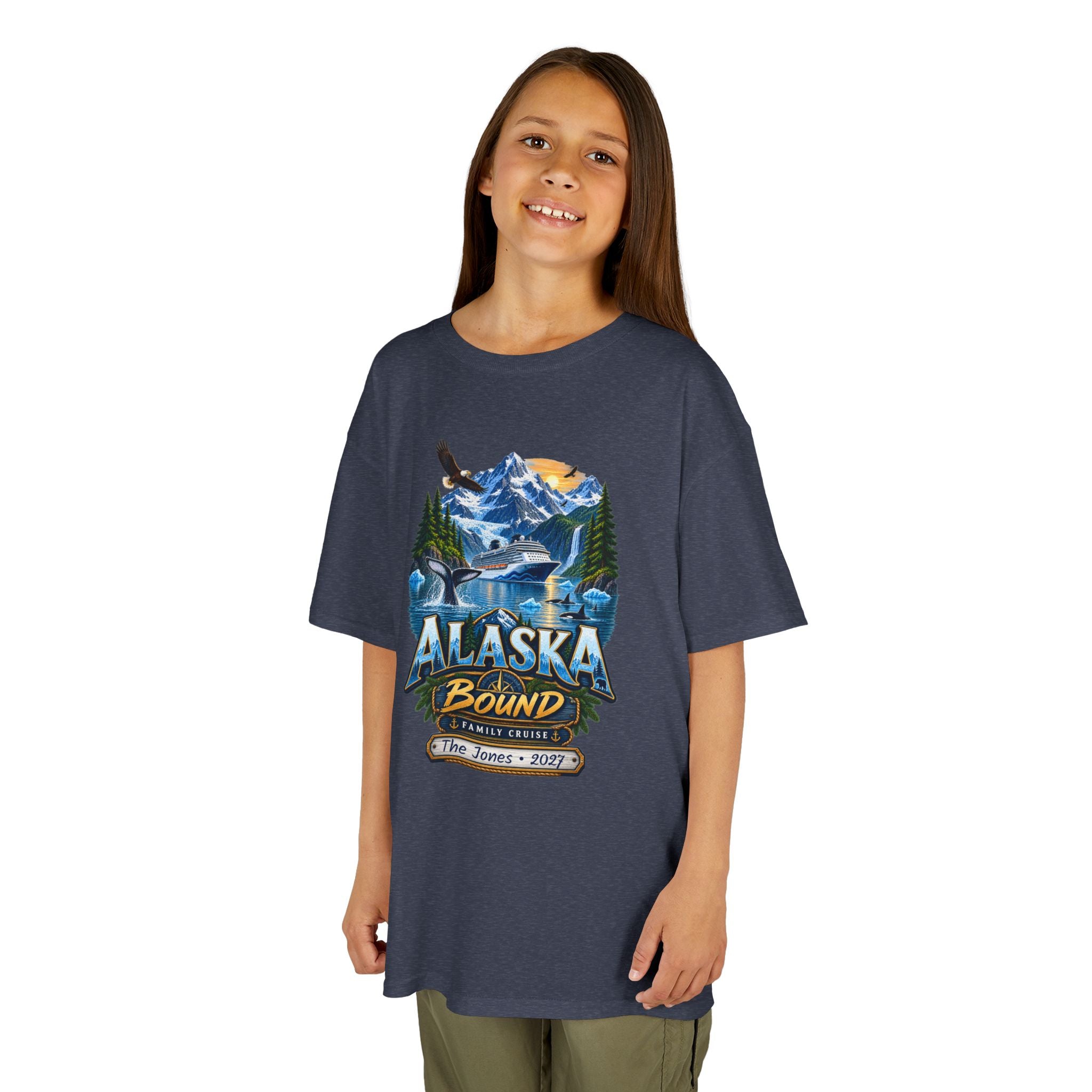 Alaska Bound Cruise Kids Tee