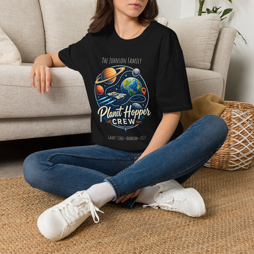 Planet Hopper Crew Space Adventure Park Tee