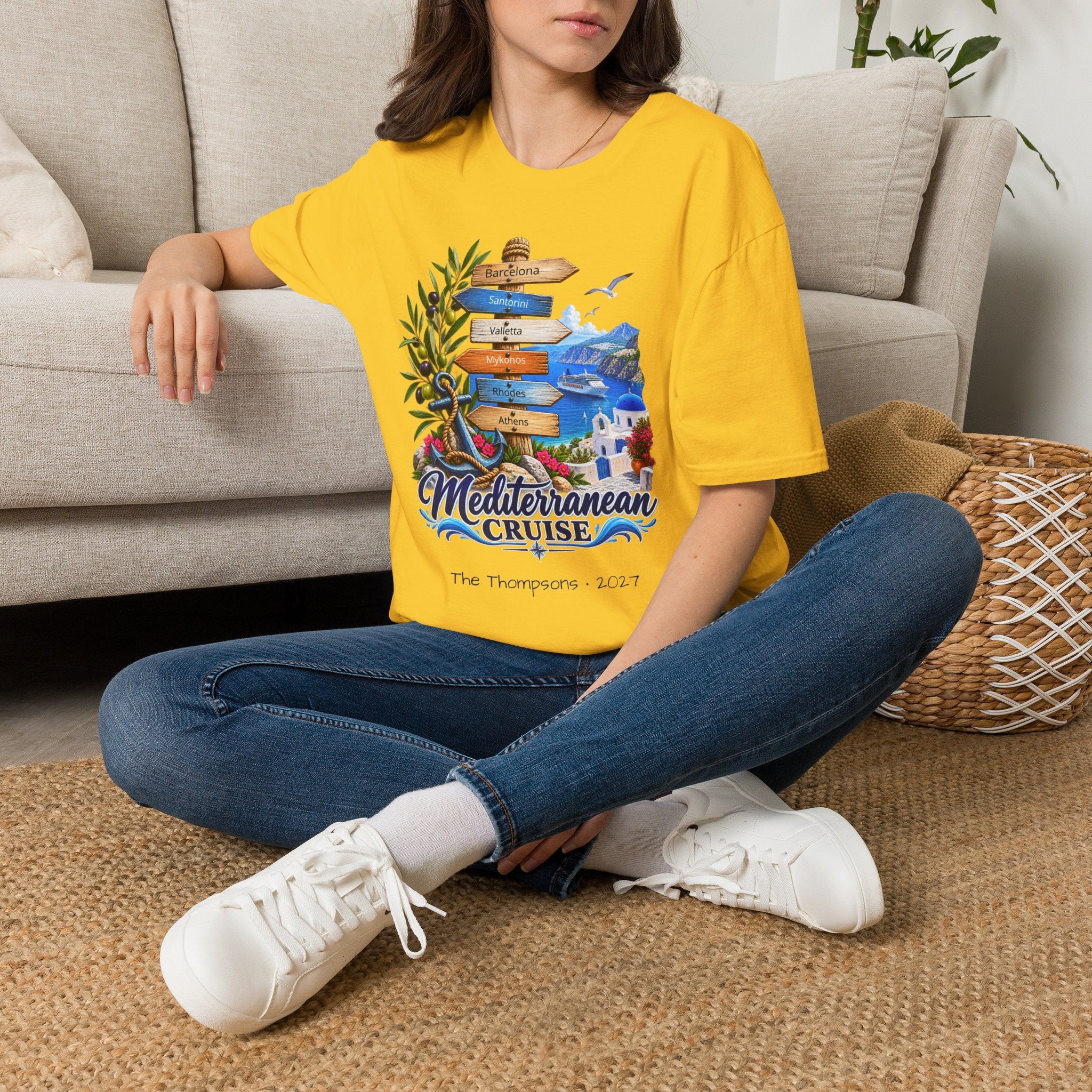Mediterranean Cruise Ports of Call Tee