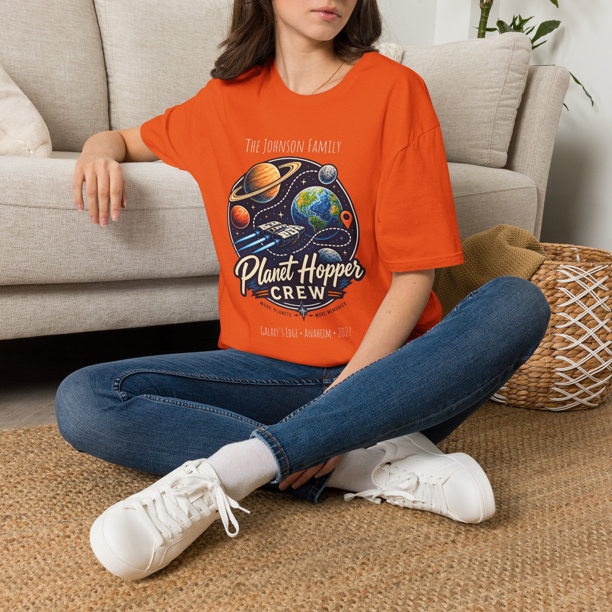 Planet Hopper Crew Space Adventure Park Tee