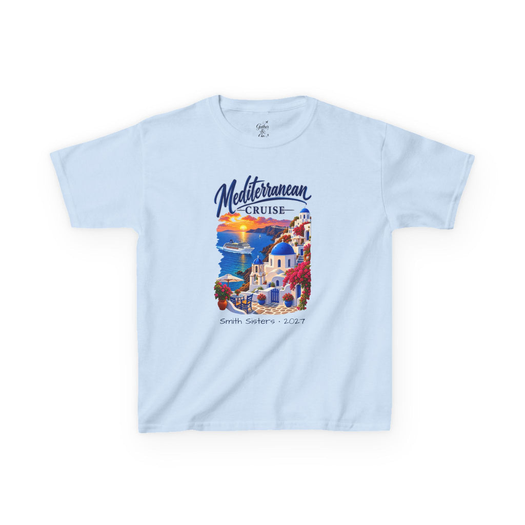 Mediterranean Cruise Kids Tee