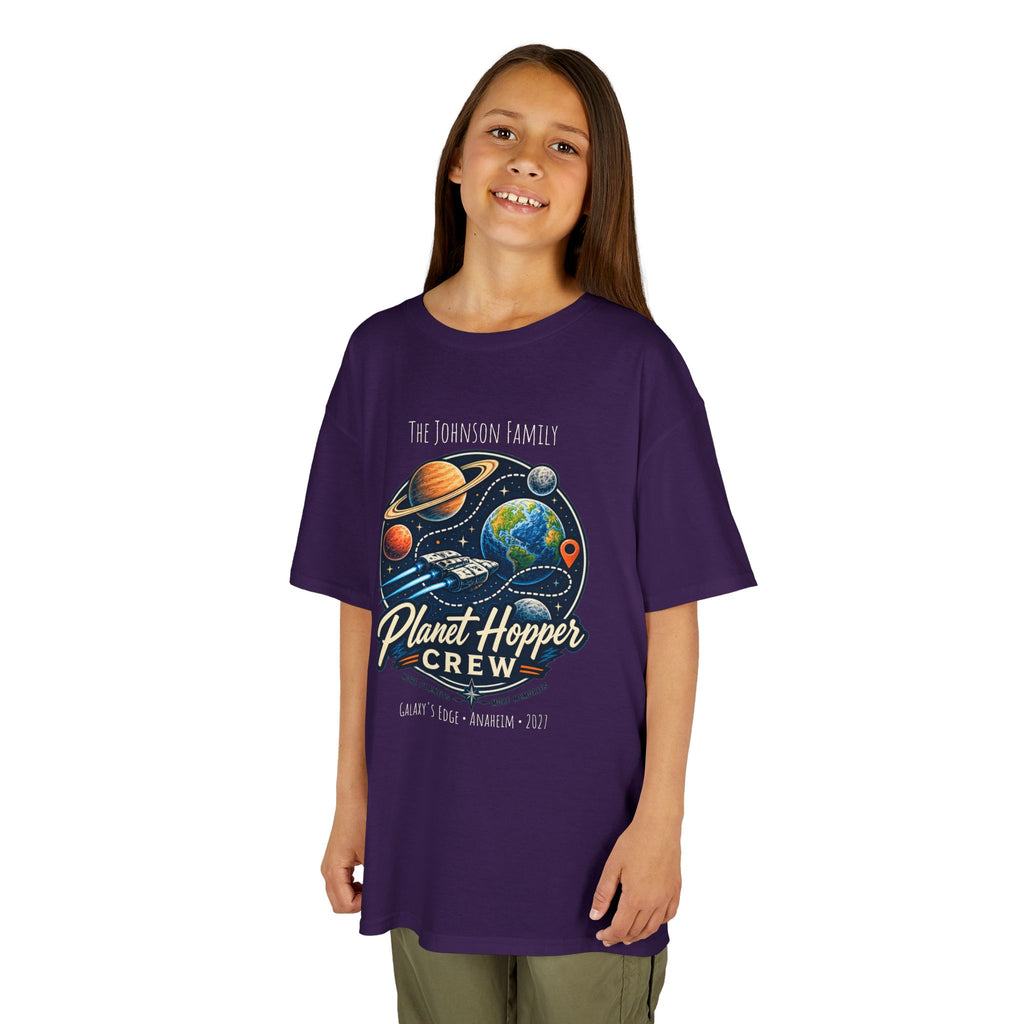 Planet Hopper Crew Space Adventure Park Kids Tee