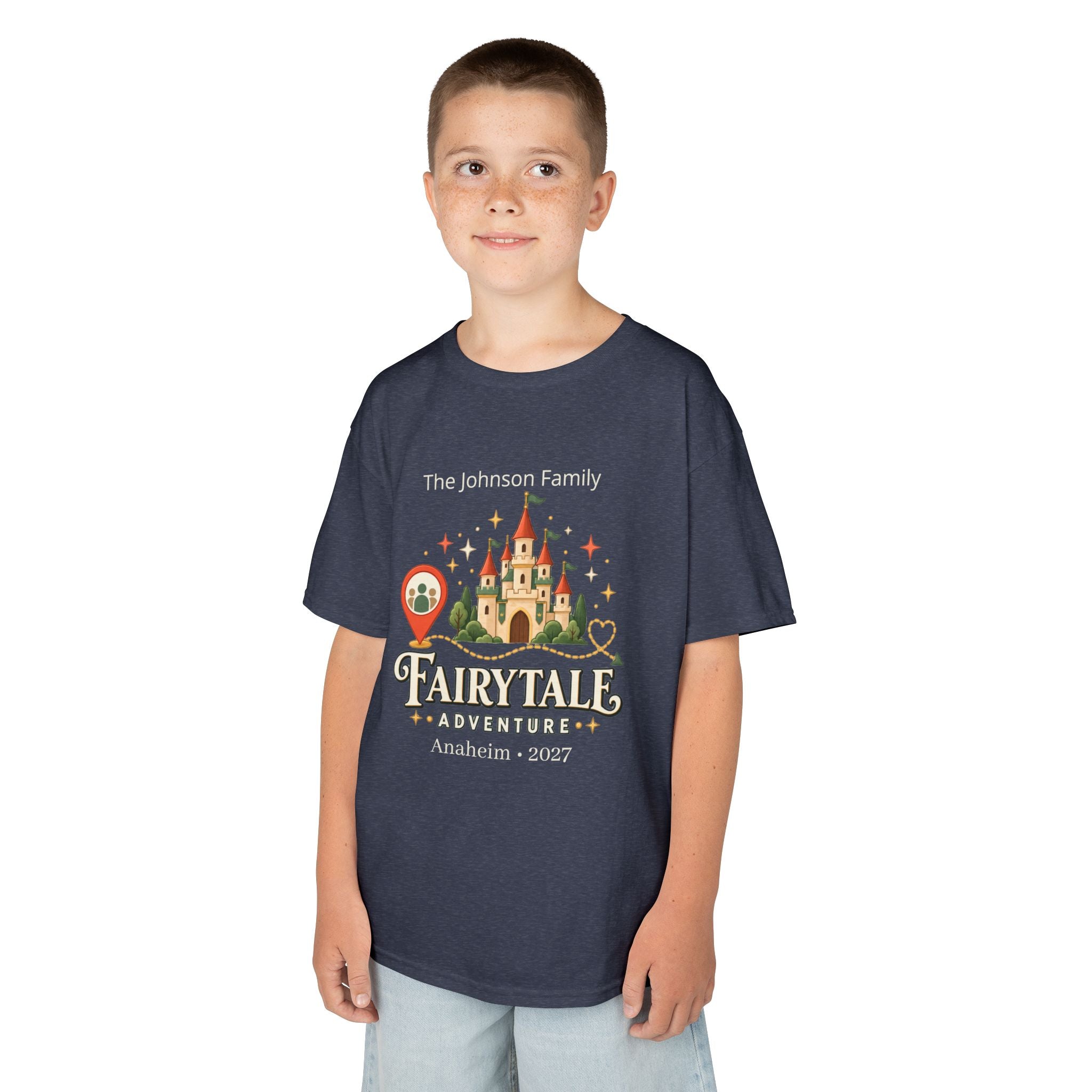 Fairytale Adventure Kids Tee (coral)