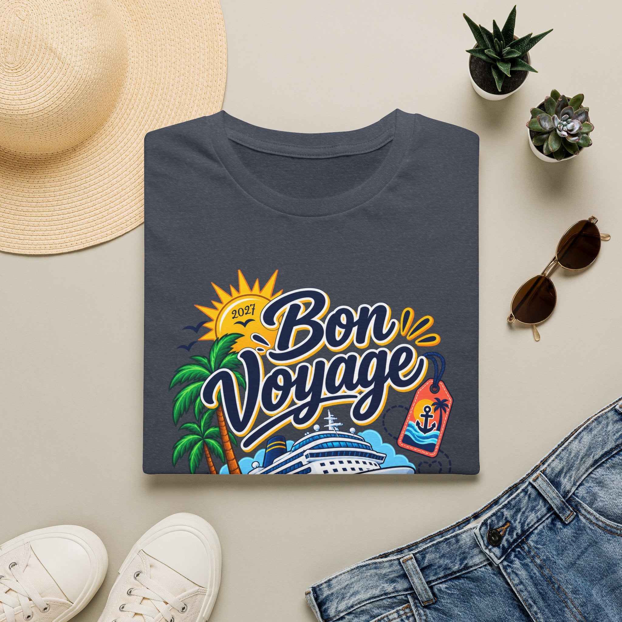 Custom Bon Voyage Cruise Tee