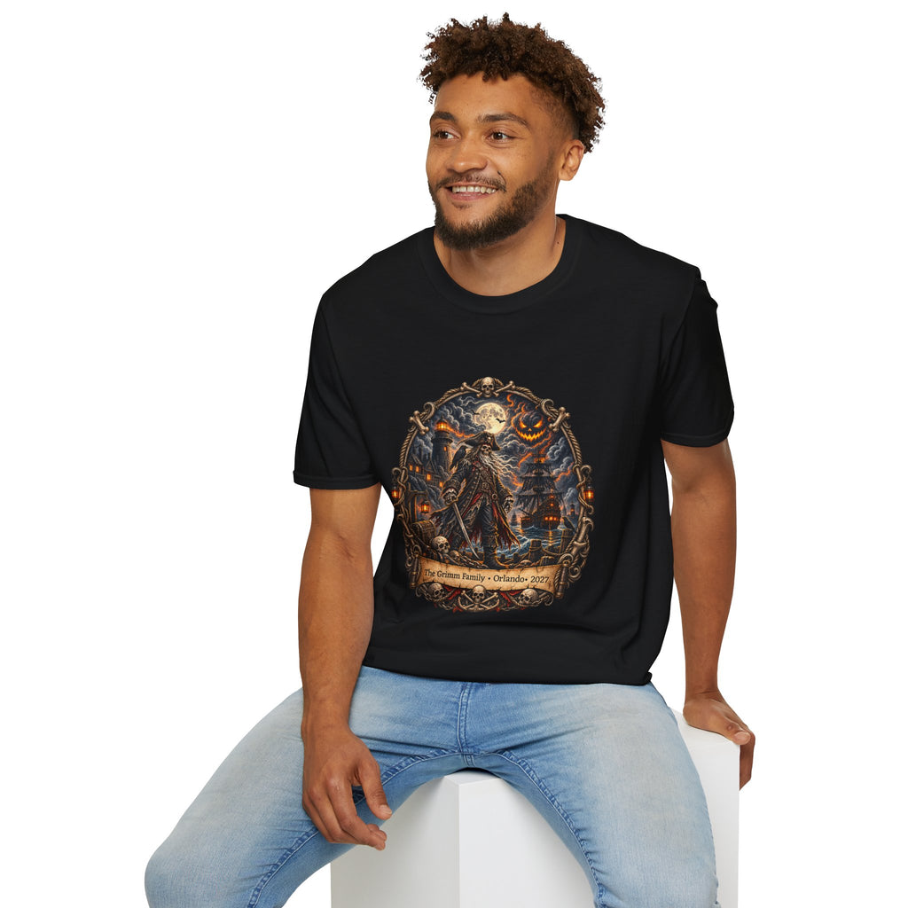 Halloween Ghostly Pirate - Unisex Tee