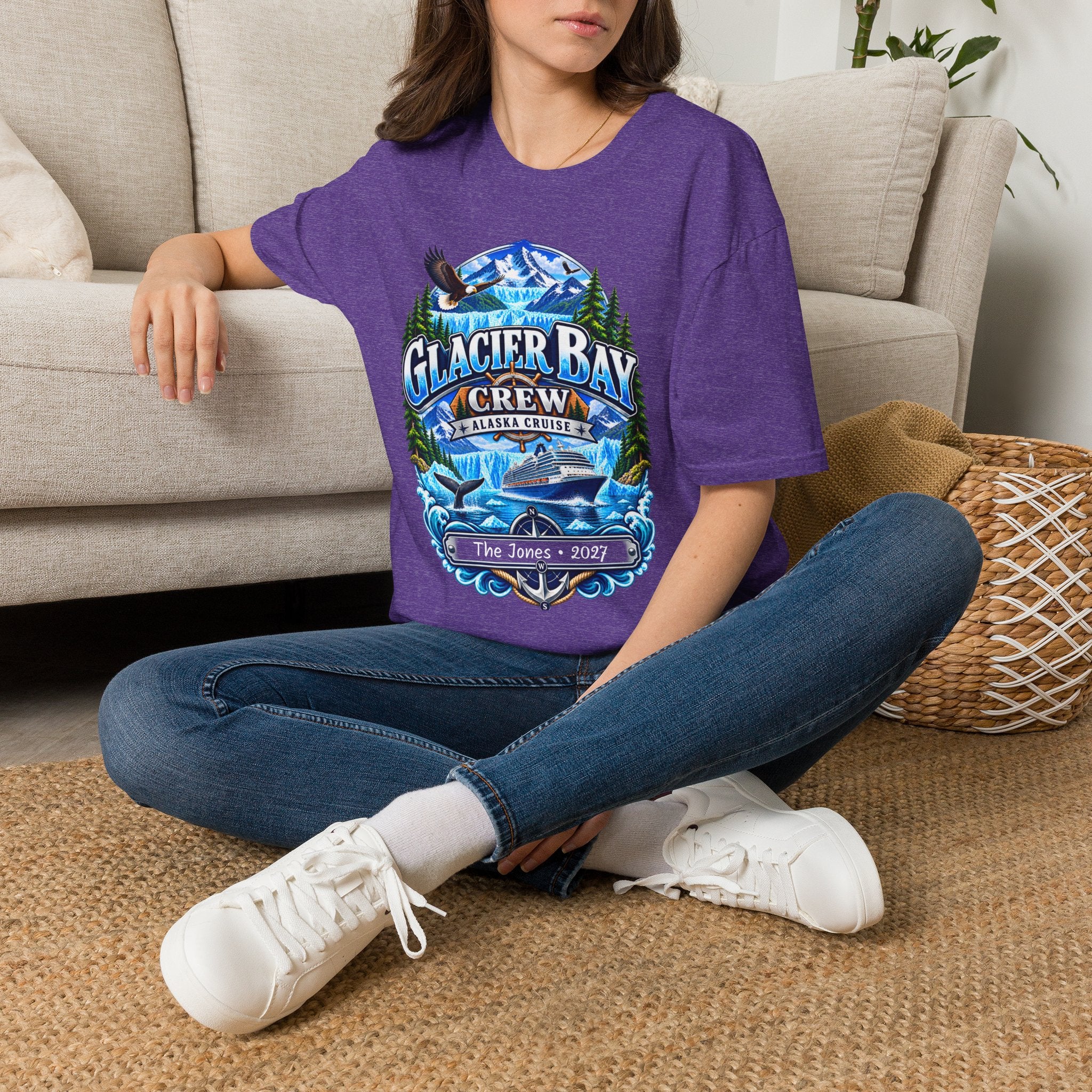 Custom Glacier Bay Alaska Cruise Tee
