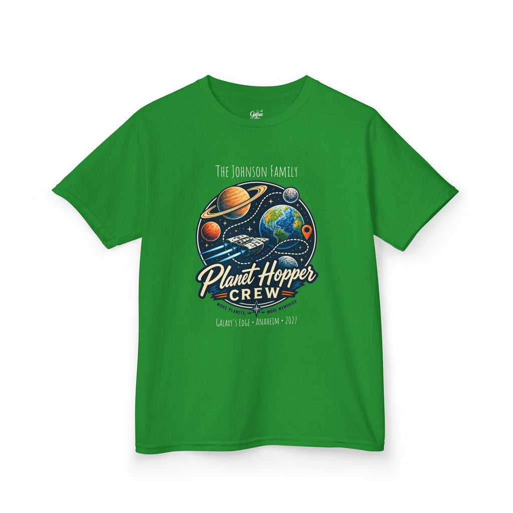 Planet Hopper Crew Space Adventure Park Kids Tee