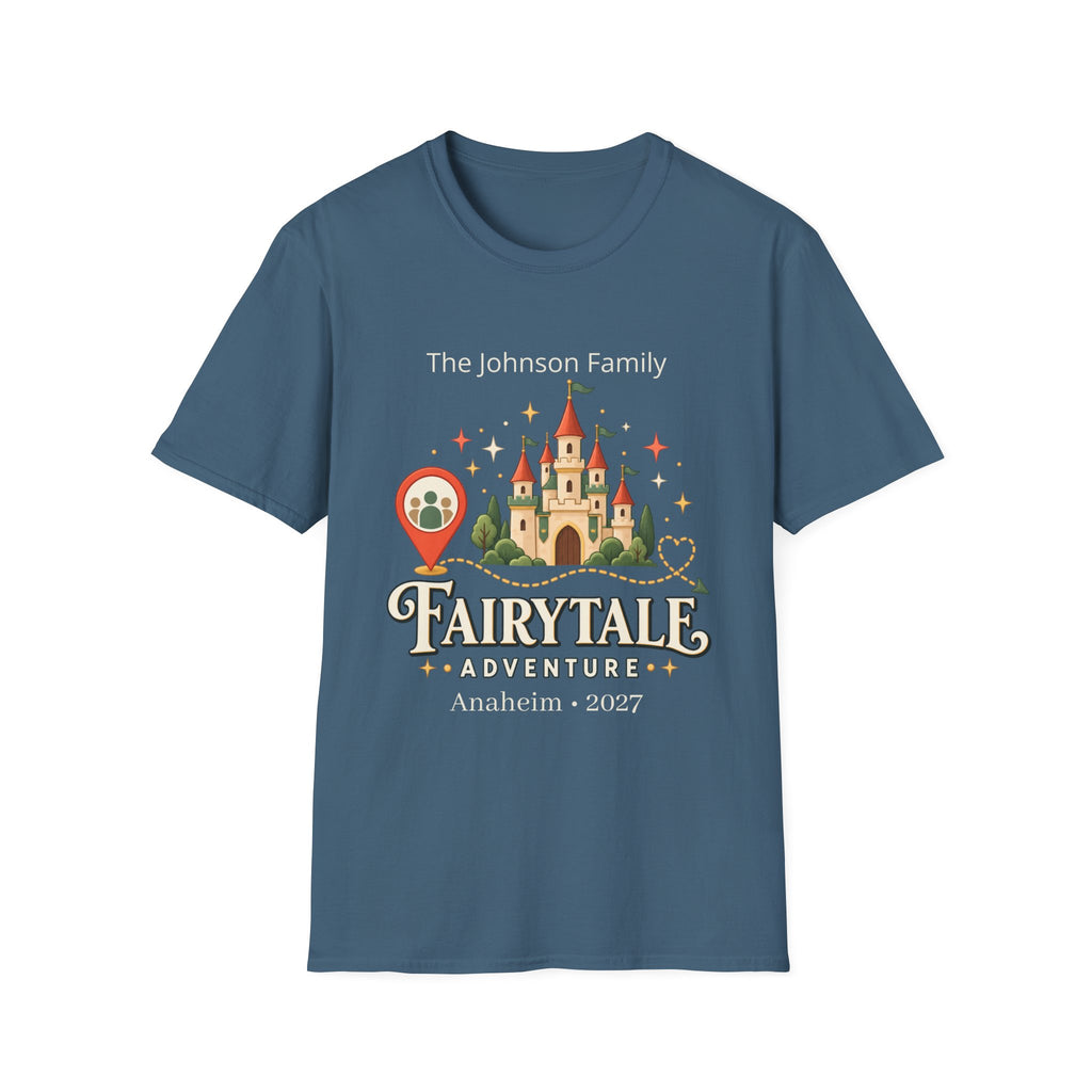 Custom Fairytale Adventure Tee (coral)