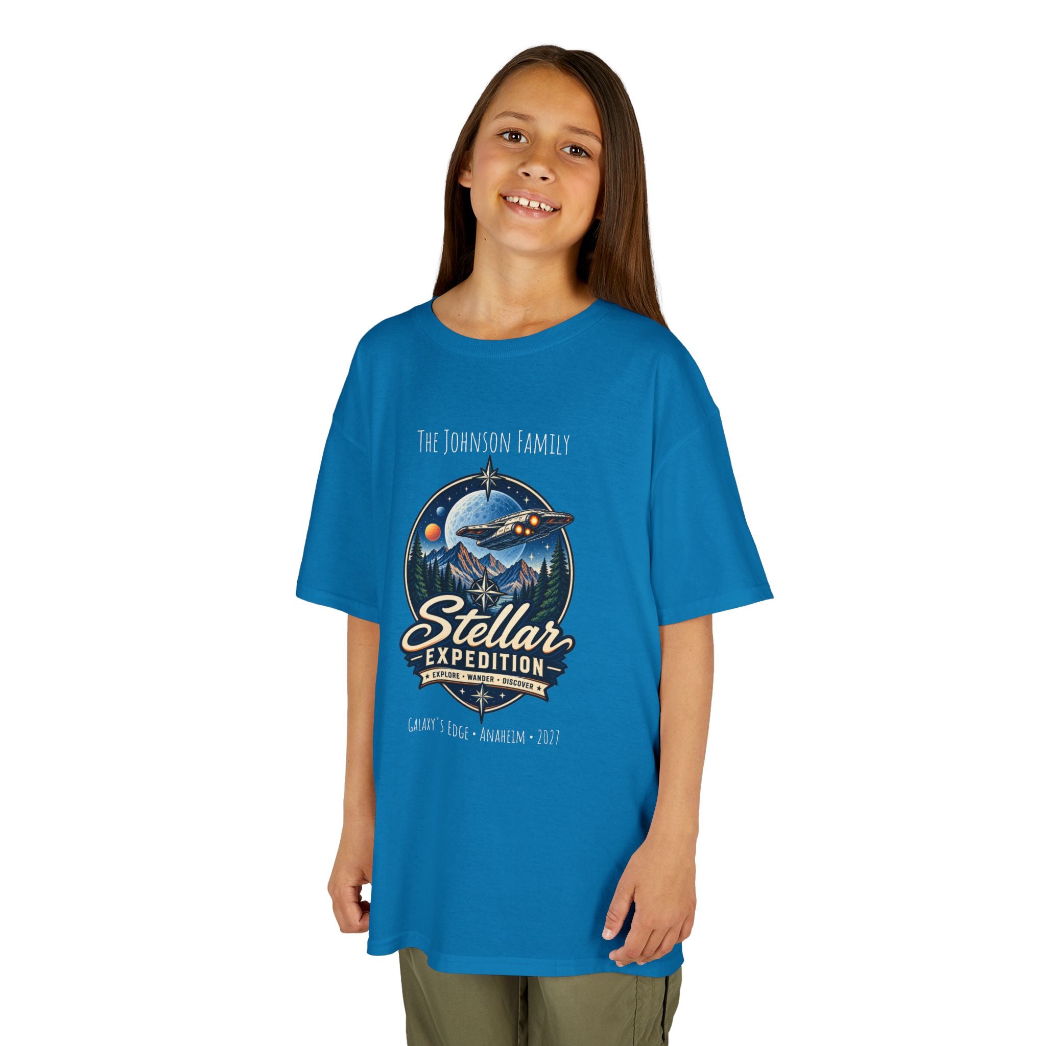 Stellar Expedition Space Adventure Park Kids Tee