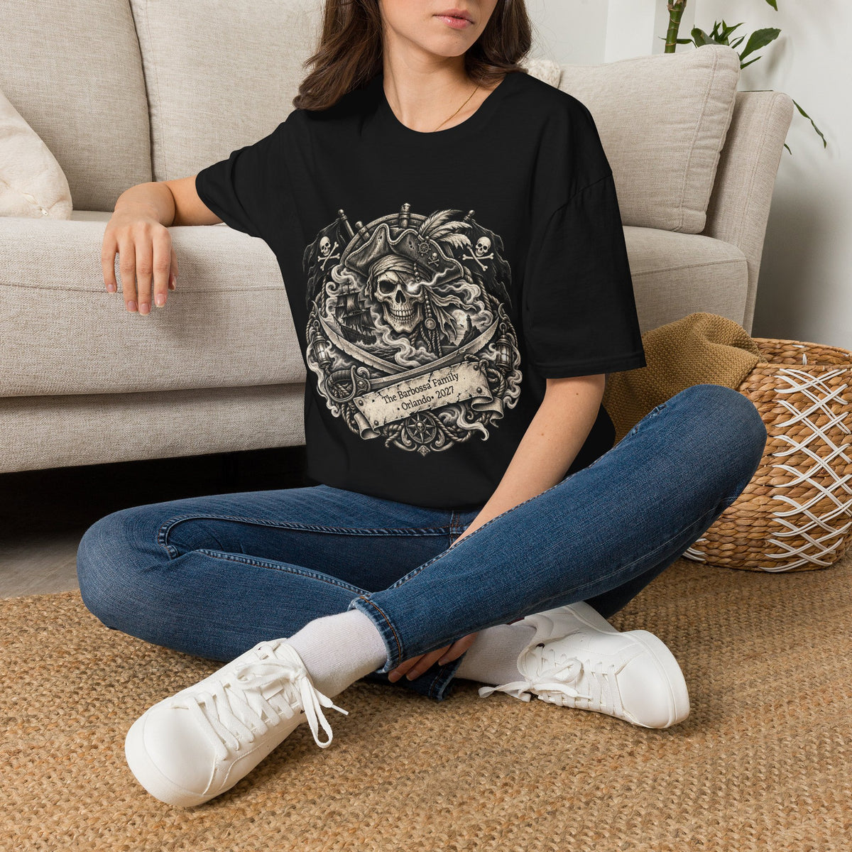 Ghostly Pirate Barbossa - Unisex Tee