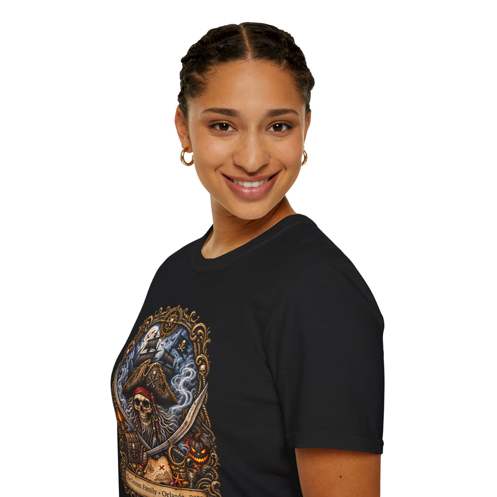 Halloween Ghostly Pirate Davy Jones - Unisex Tee