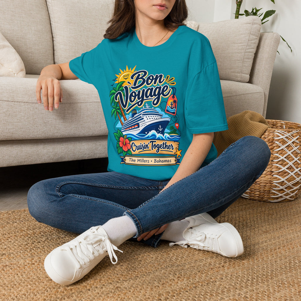 Custom Bon Voyage Cruise Tee