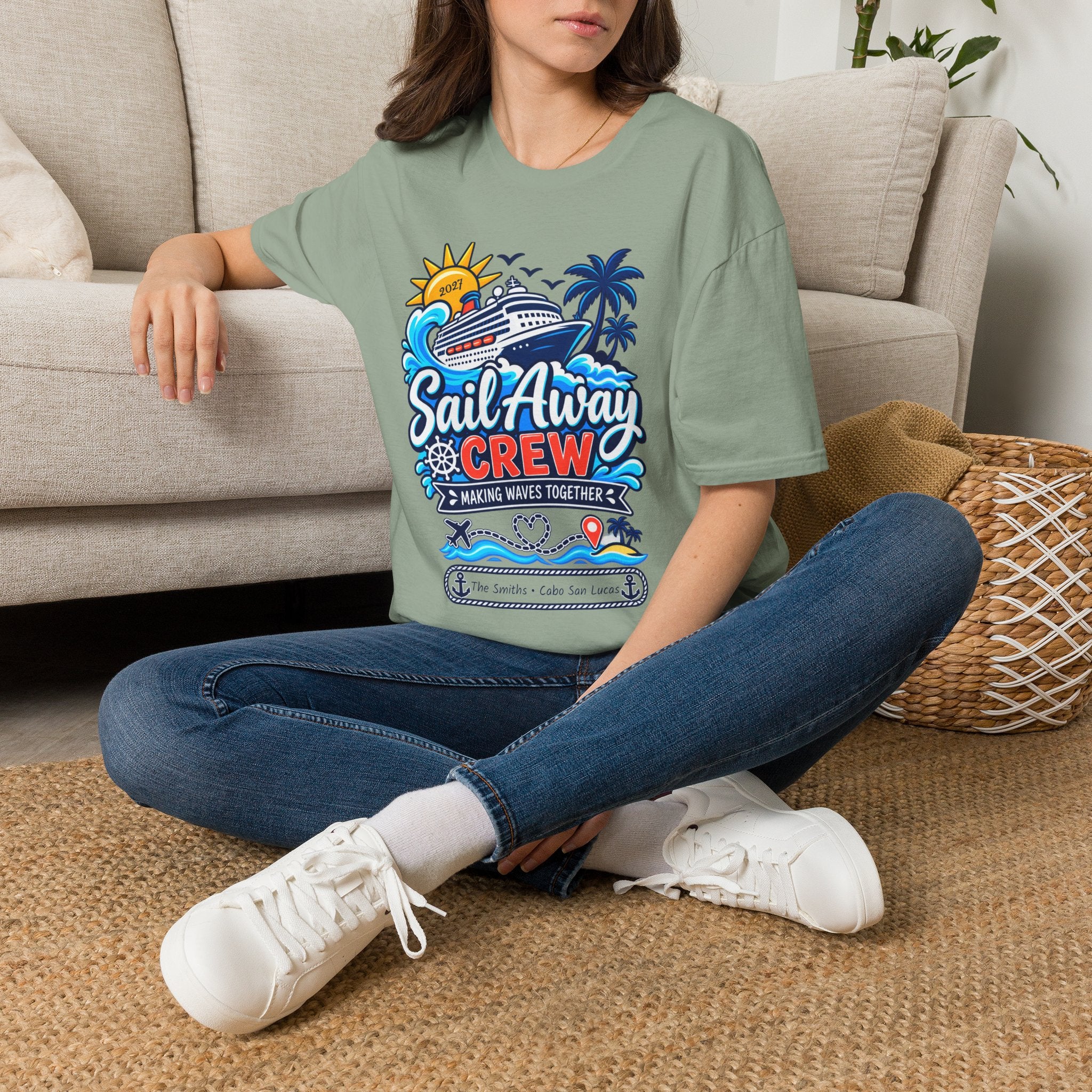 Custom Sail Away Cruise Tee