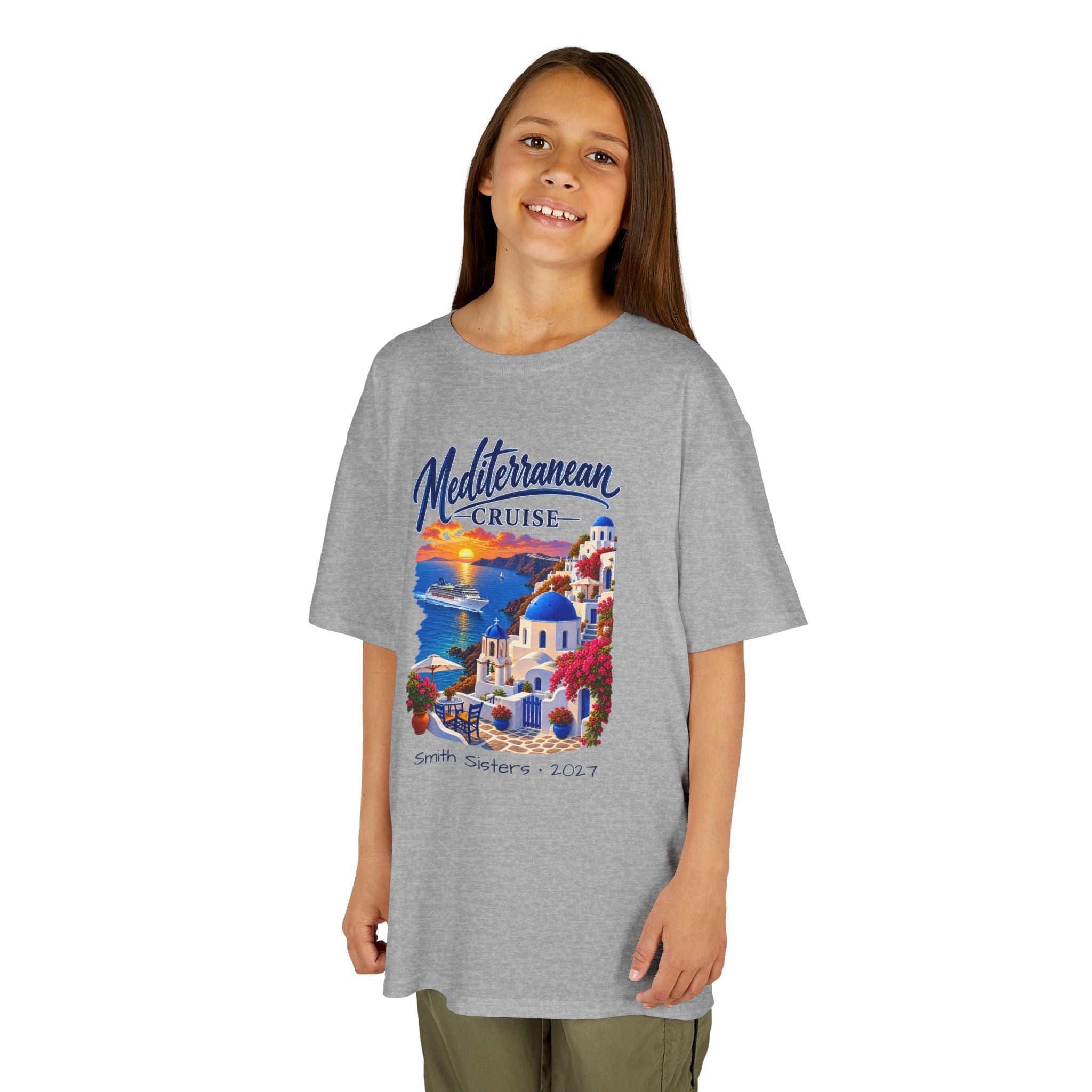 Mediterranean Cruise Kids Tee