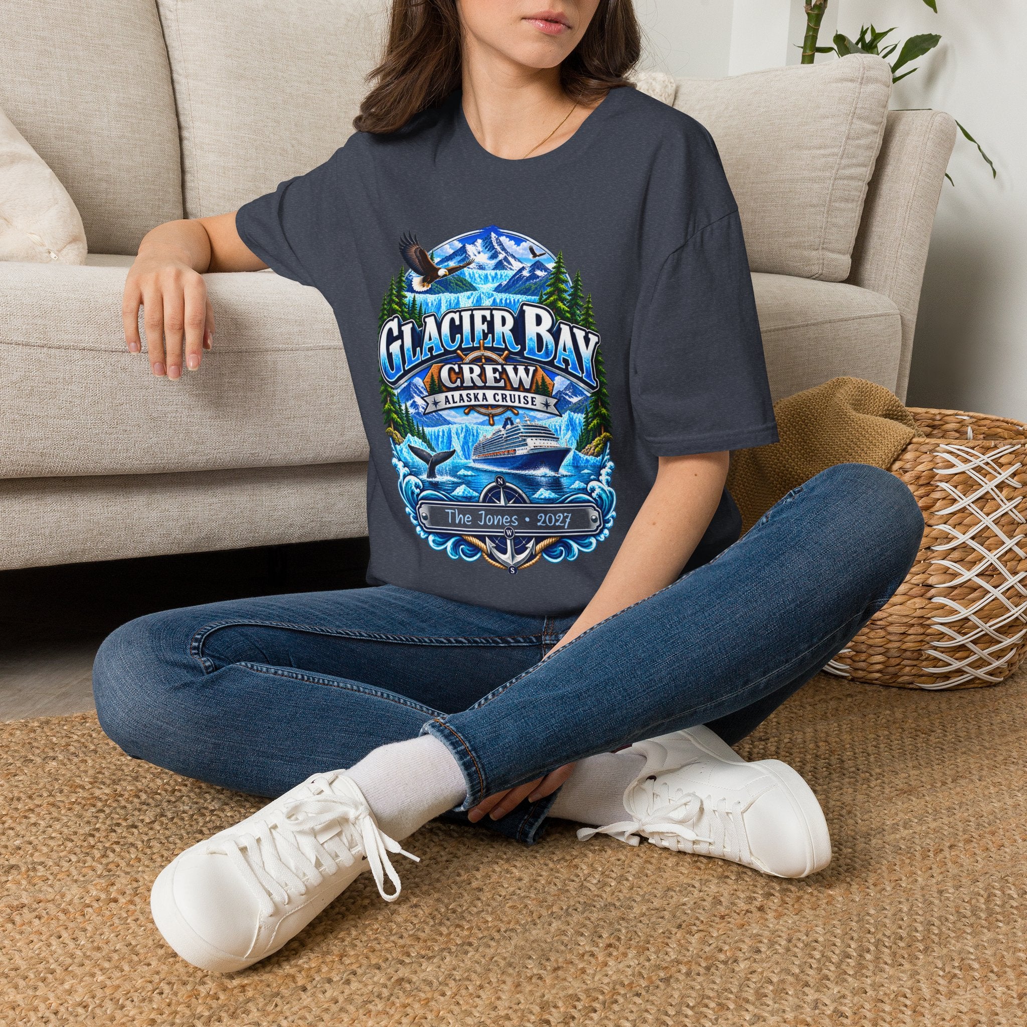 Custom Glacier Bay Alaska Cruise Tee