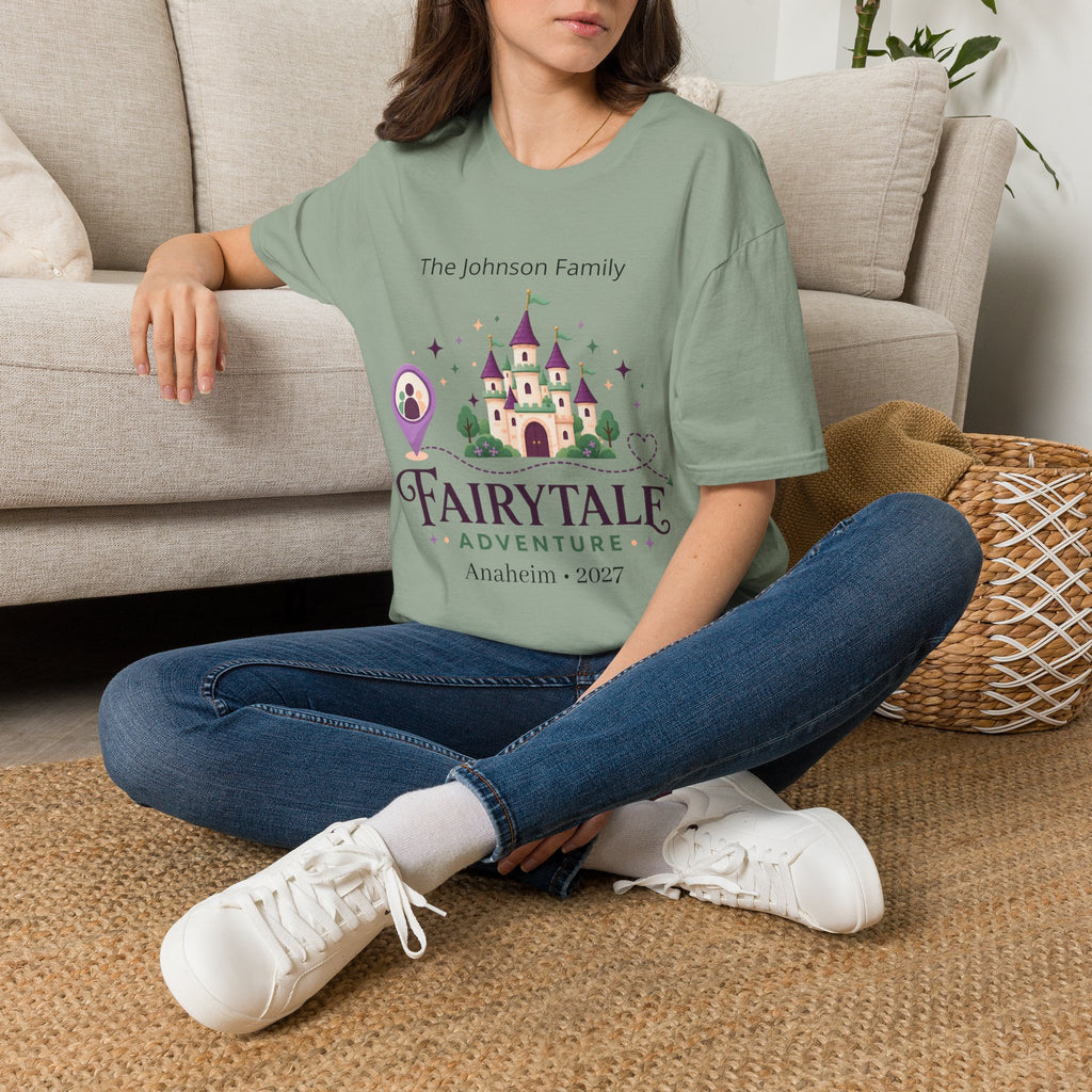 Custom Fairytale Adventure Tee (Purple)
