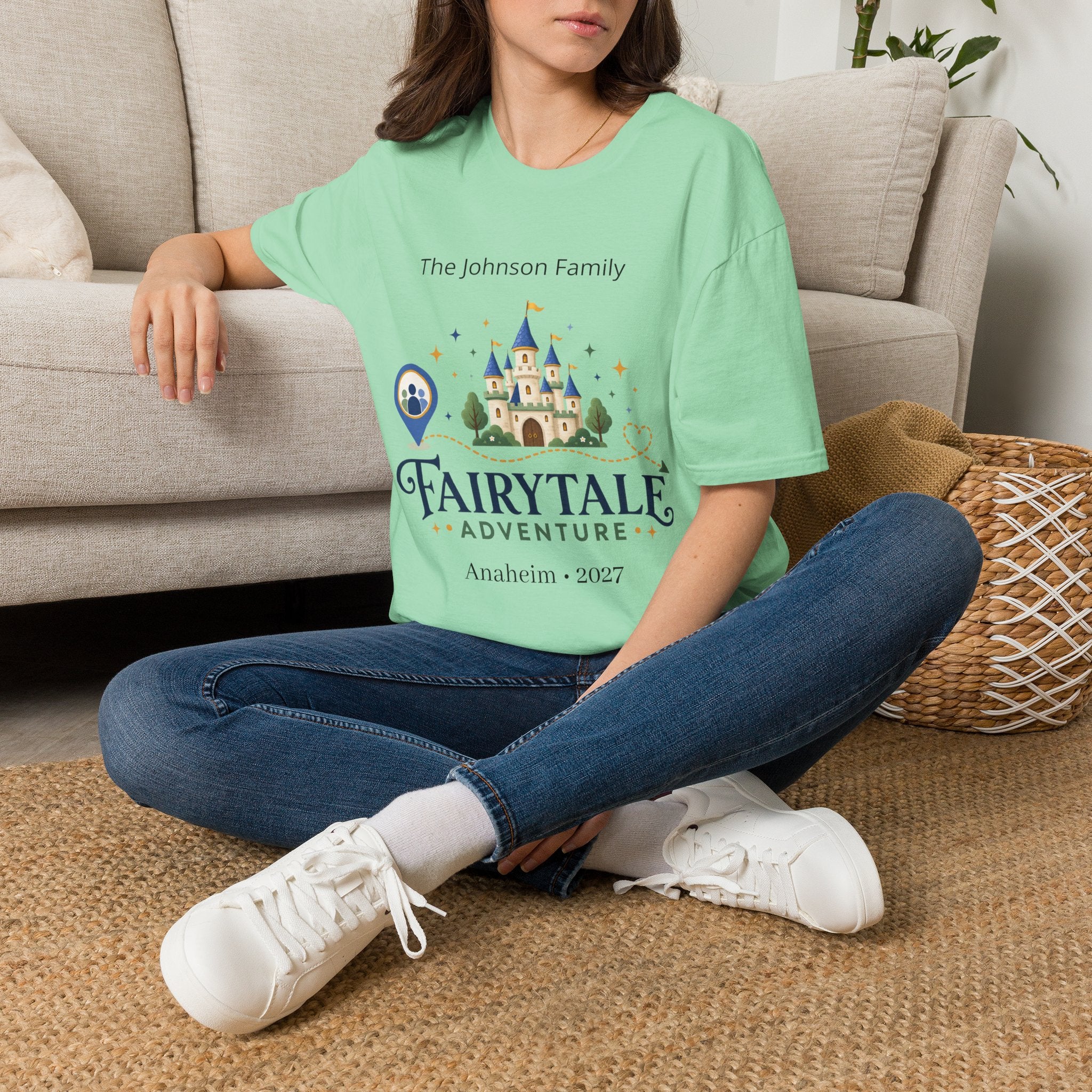 Custom Fairytale Adventure Tee (blue)