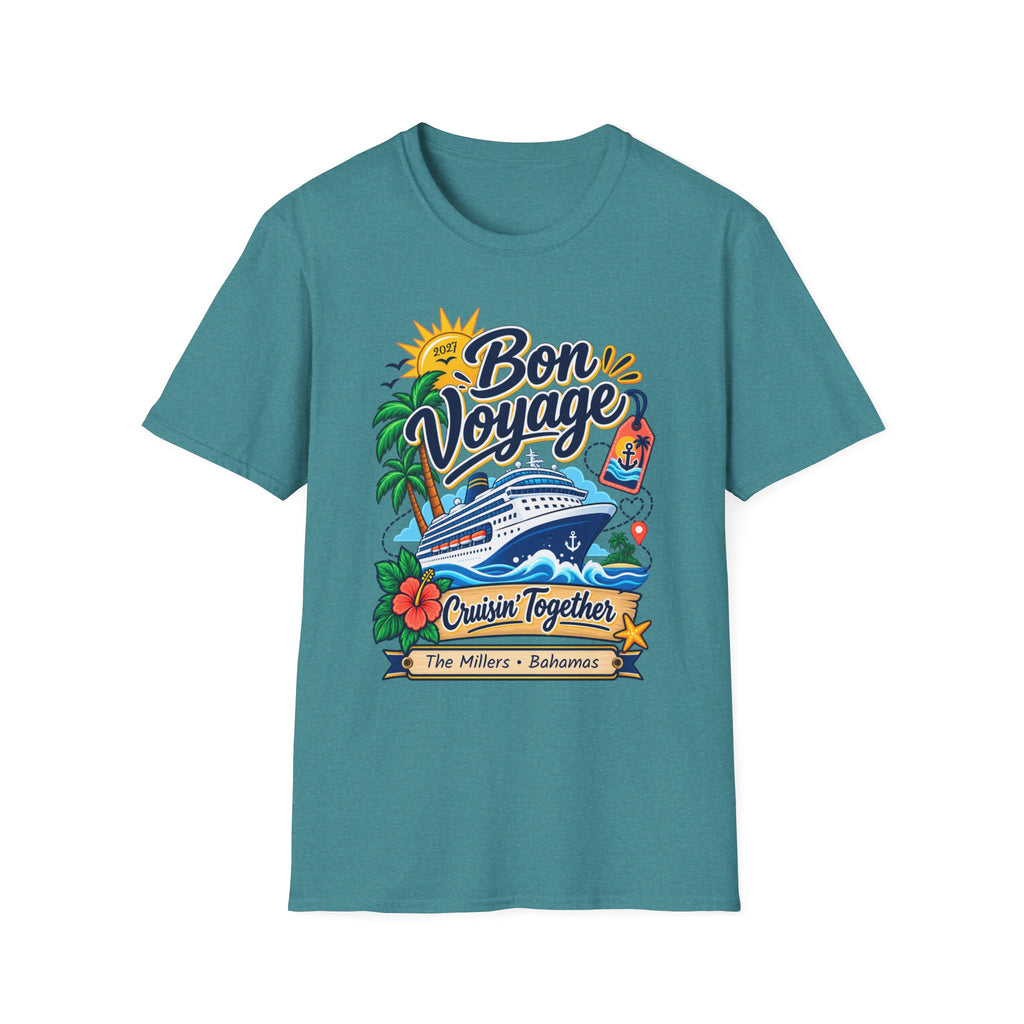 Custom Bon Voyage Cruise Tee