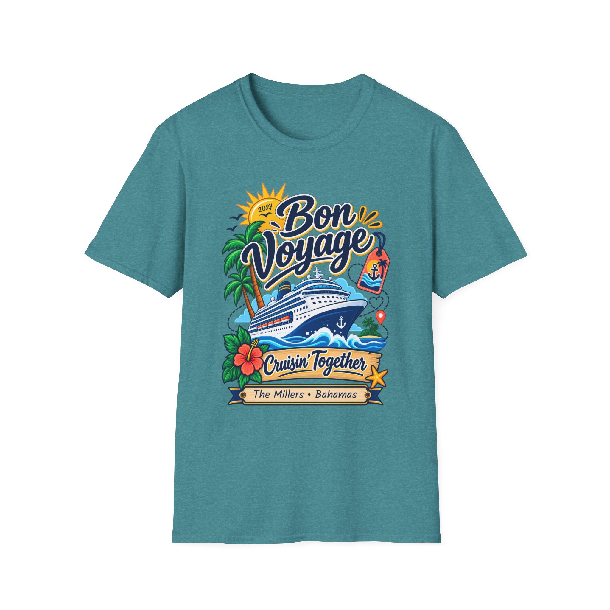 Custom Bon Voyage Cruise Tee