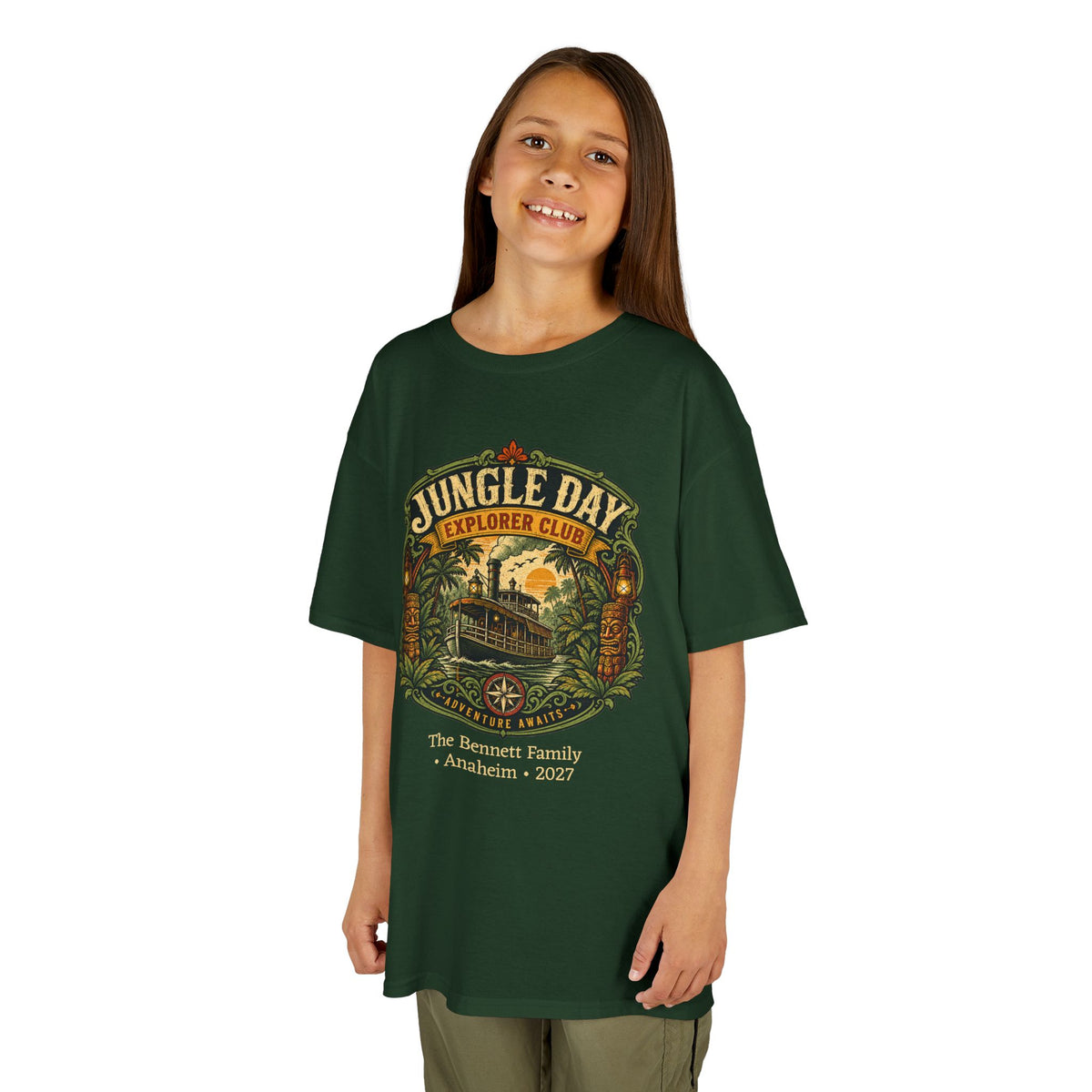 Jungle Day Explorer Club - Kids Tee