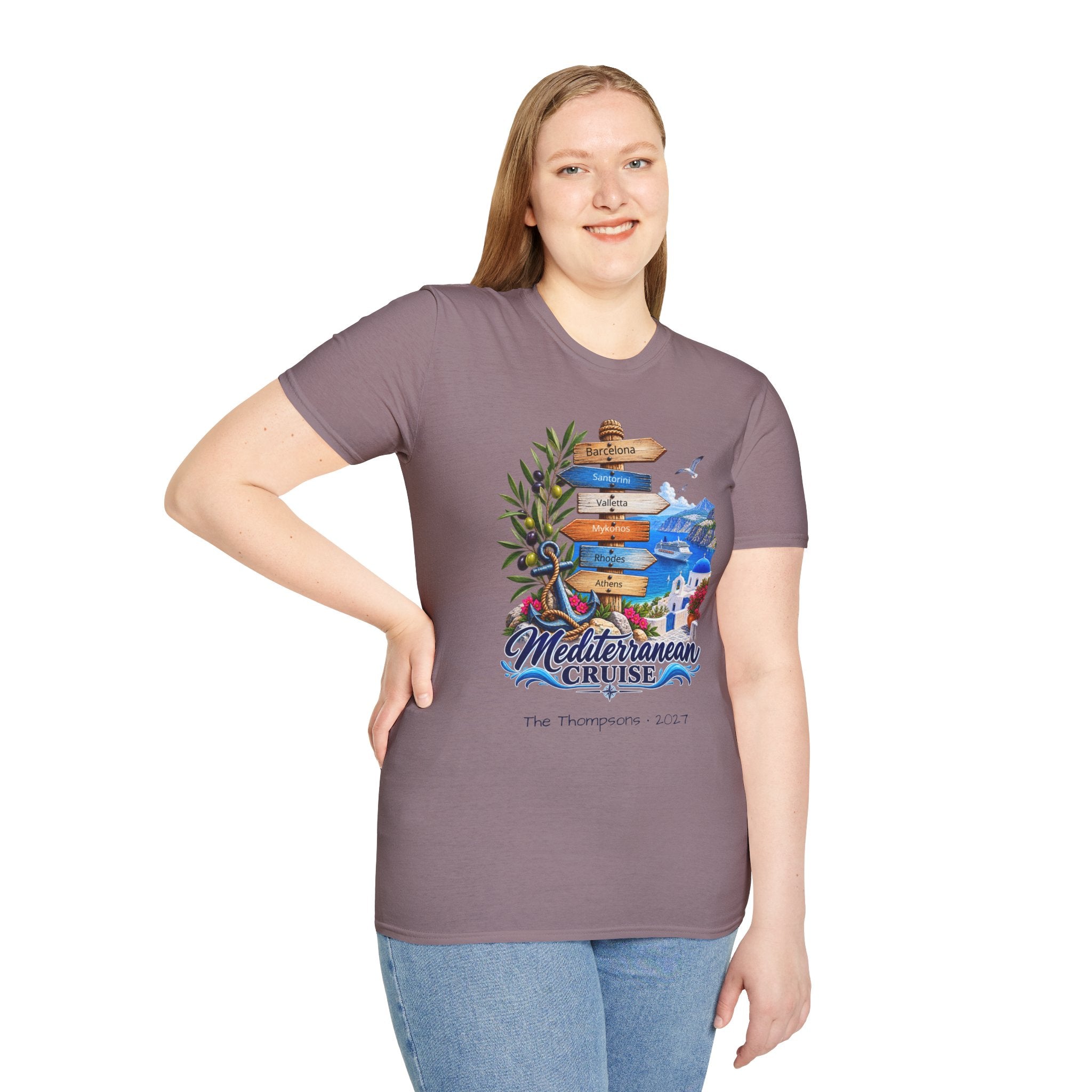 Mediterranean Cruise Ports of Call Tee