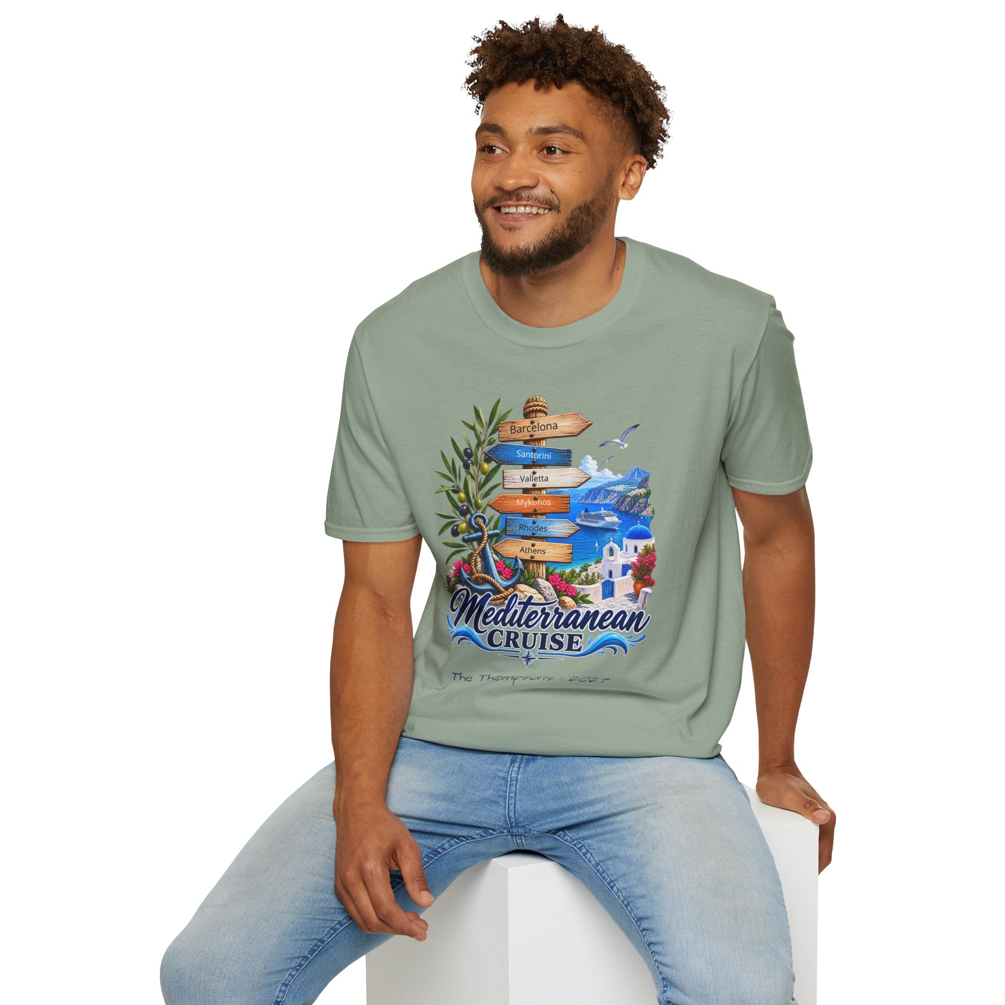 Mediterranean Cruise Ports of Call Tee